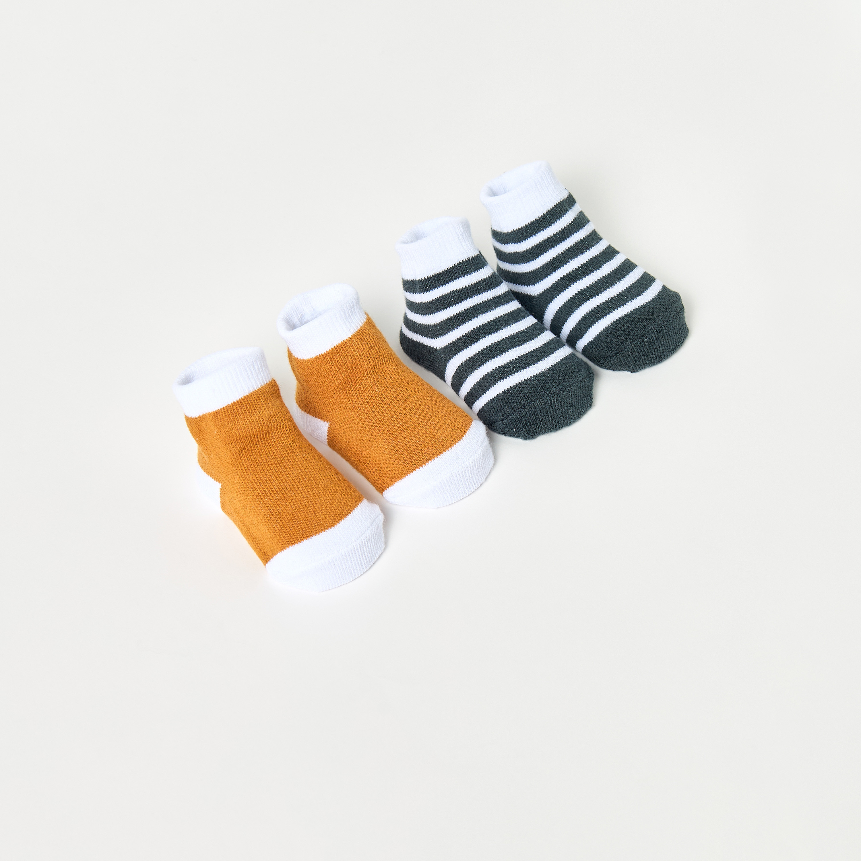 Juniors 5-Piece Printed Bib and Booties Set-baby-boys-shoes-booties-image-3