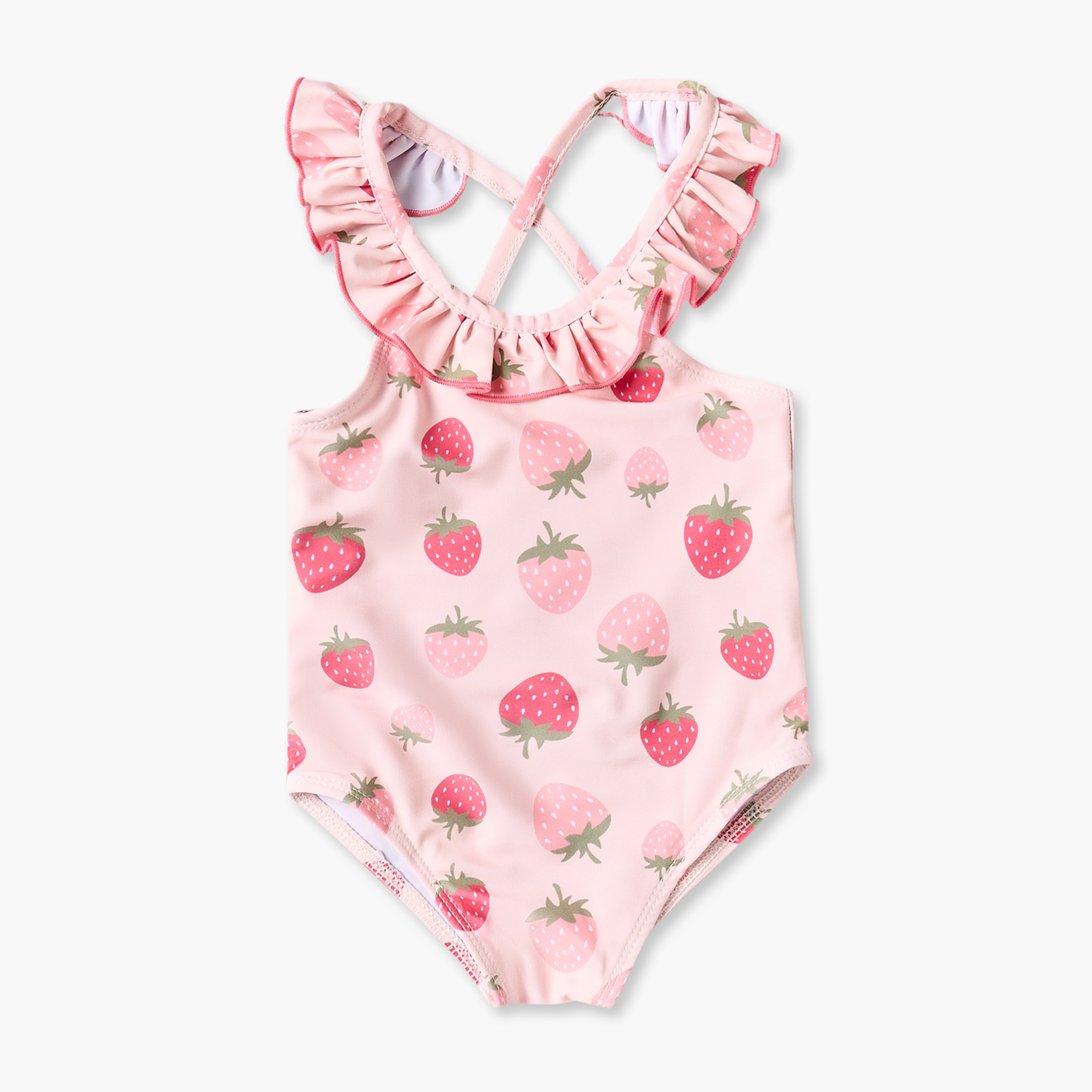 Juniors Round Neck Sleeveless Swimsuit with Towel and Sunglasses-baby-girls-clothing-swimwear-image-2