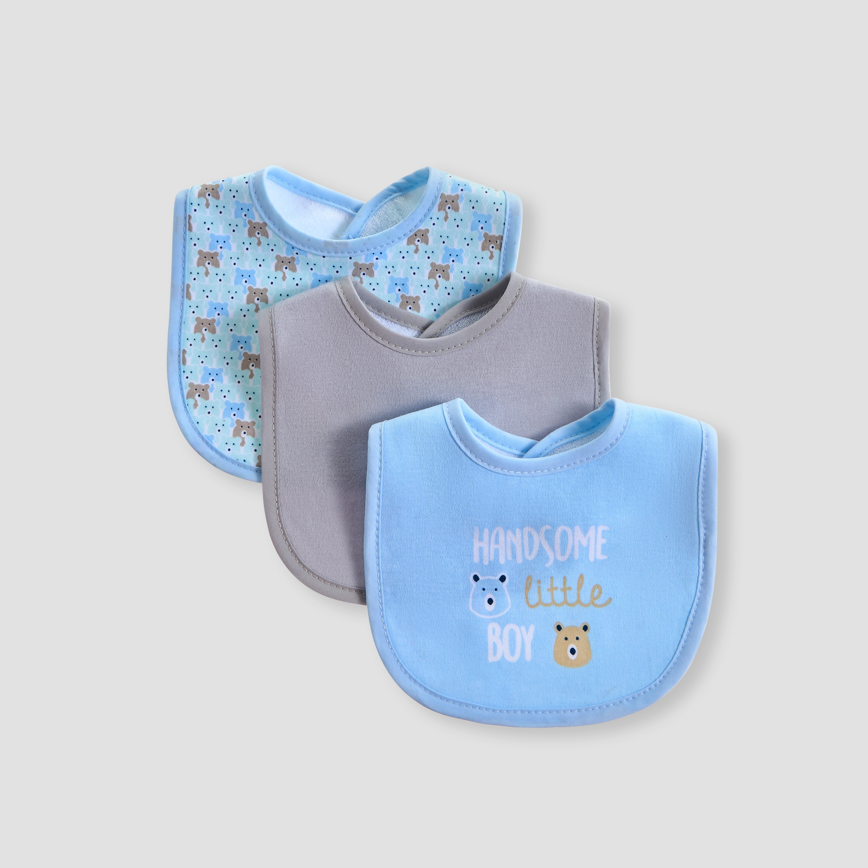 Juniors 5-Piece Printed Bib and Booties Set-baby-boys-shoes-booties-image-3