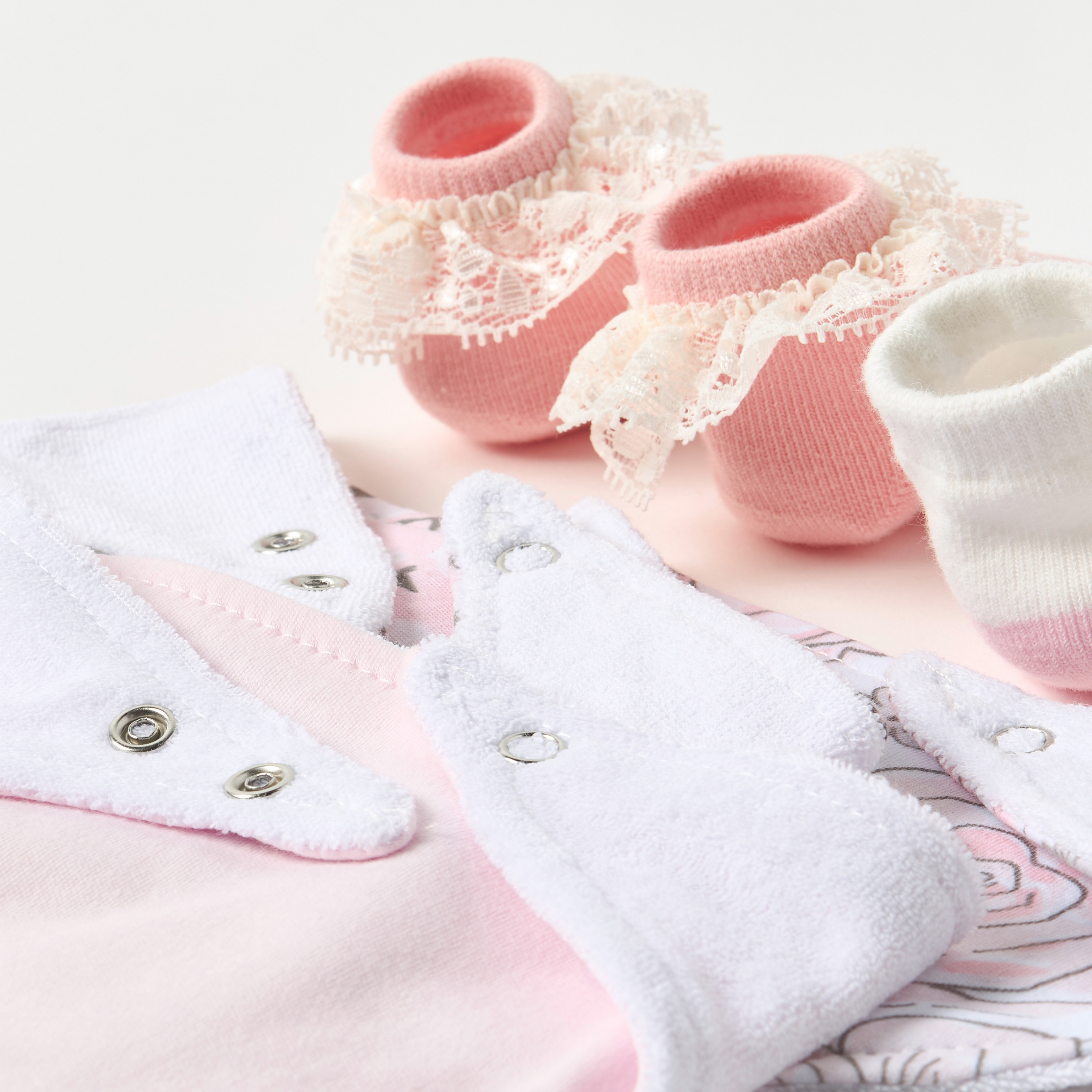 Juniors 5-Piece Assorted Bib and Socks Set-baby-feeding-bibs-image-5