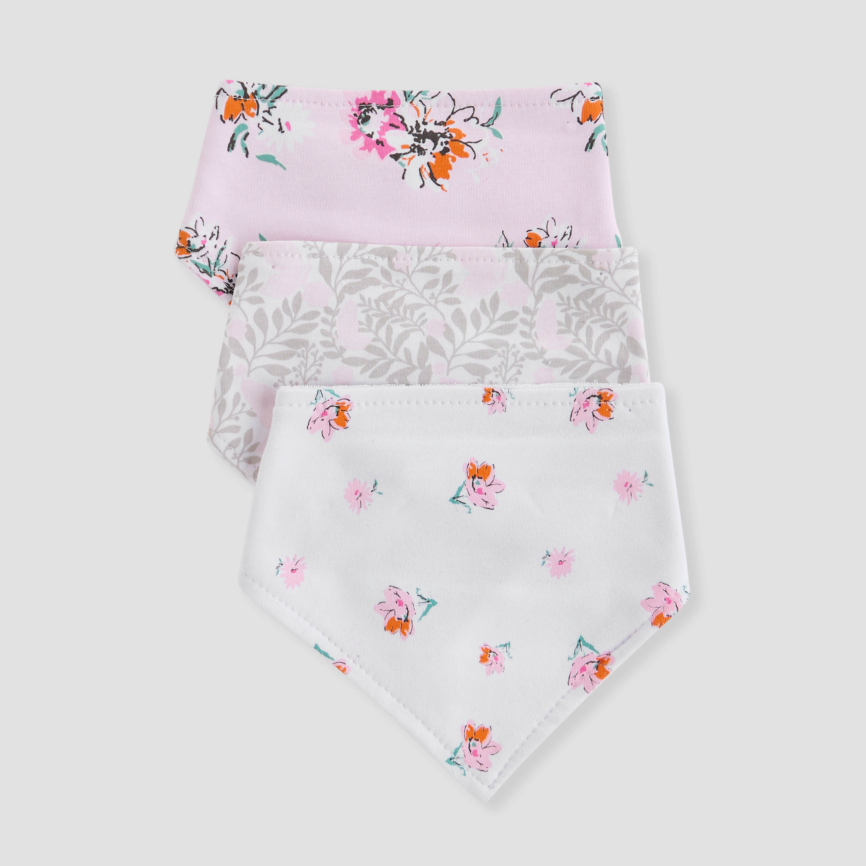 Juniors Printed 5-Piece Bib and Booties Set-baby-feeding-bibs-image-2