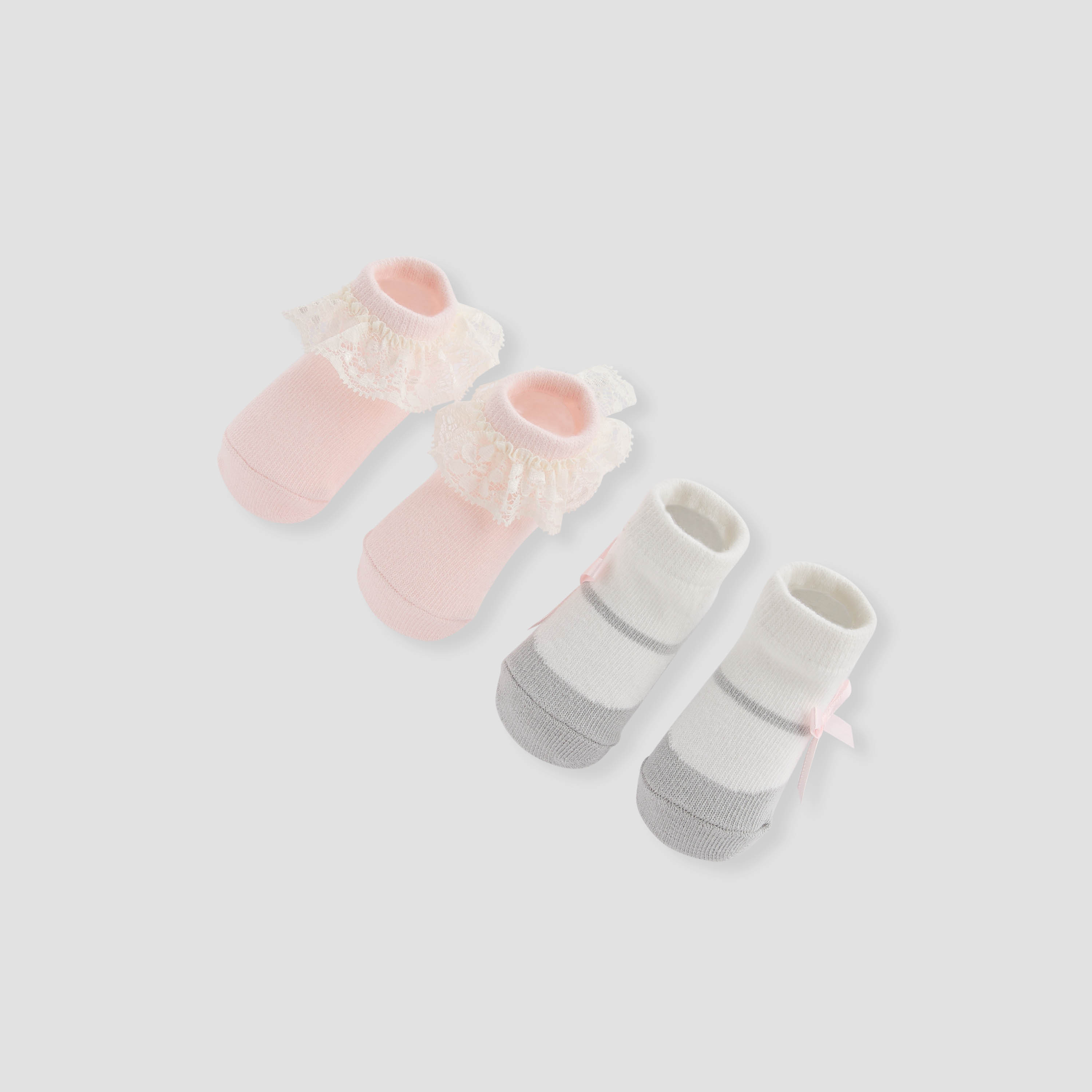 Juniors Printed 5-Piece Bib and Booties Set-baby-feeding-bibs-image-3