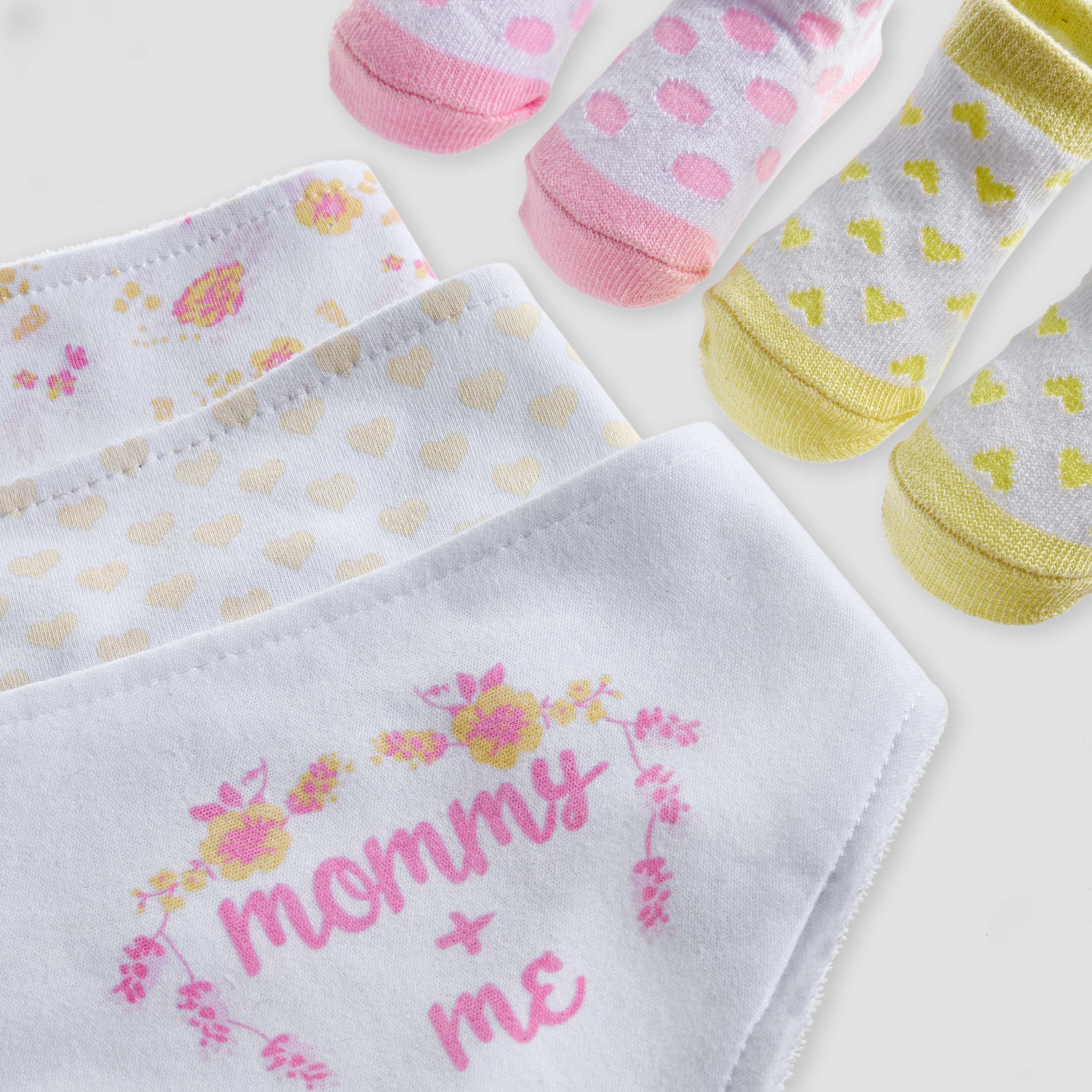 Juniors 5-Piece Printed Bib and Booties Set-baby-boys-shoes-booties-image-4