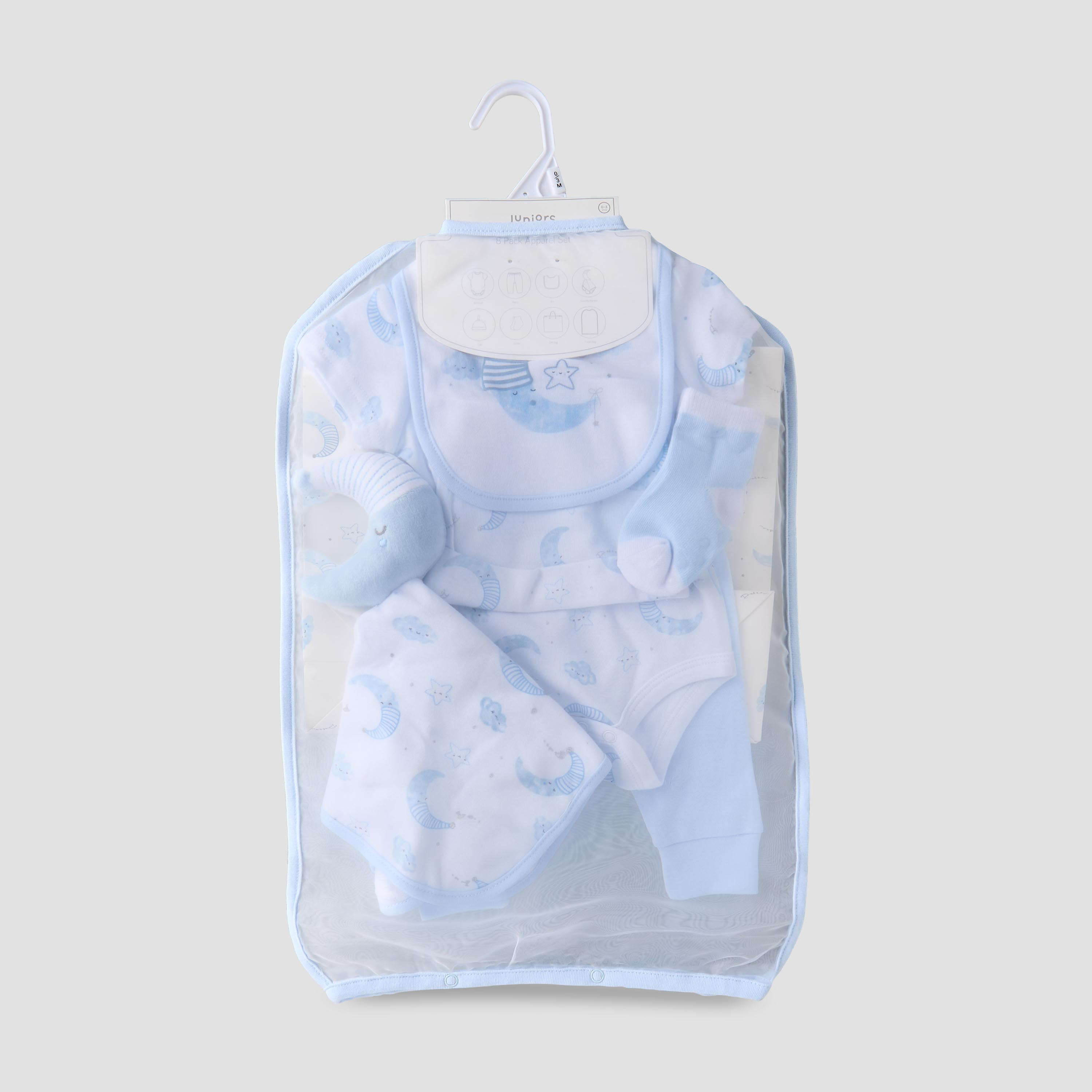 Set of 8 Juniors Clothing Gift Set with Moon Print-baby-boys-clothing-setsandcoords-image-14