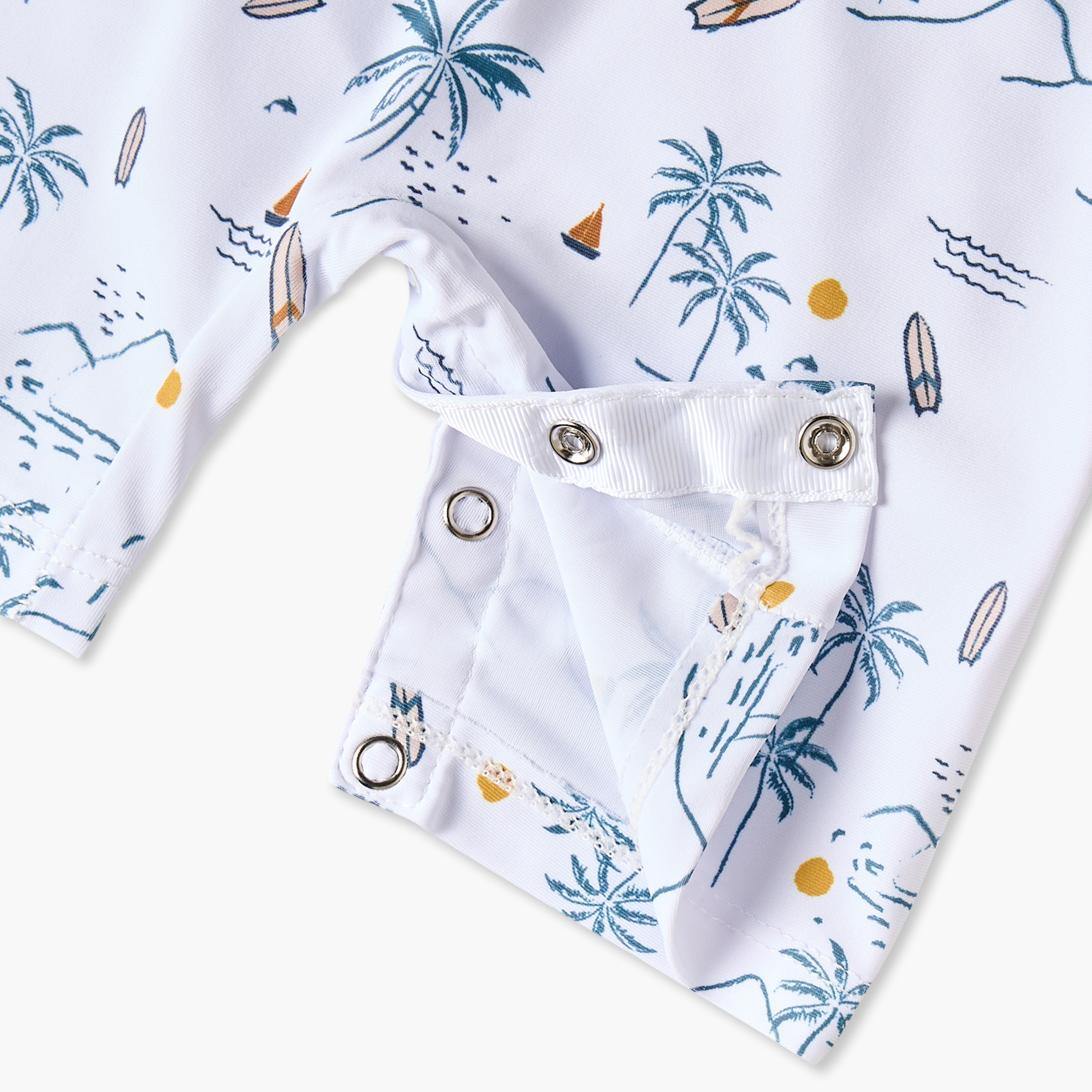 بدلة سباحة بأكمام طويلة وياقة ماندارين مع منشفة ونظارة من جونيورز-baby-boys-clothing-swimwear-image-6