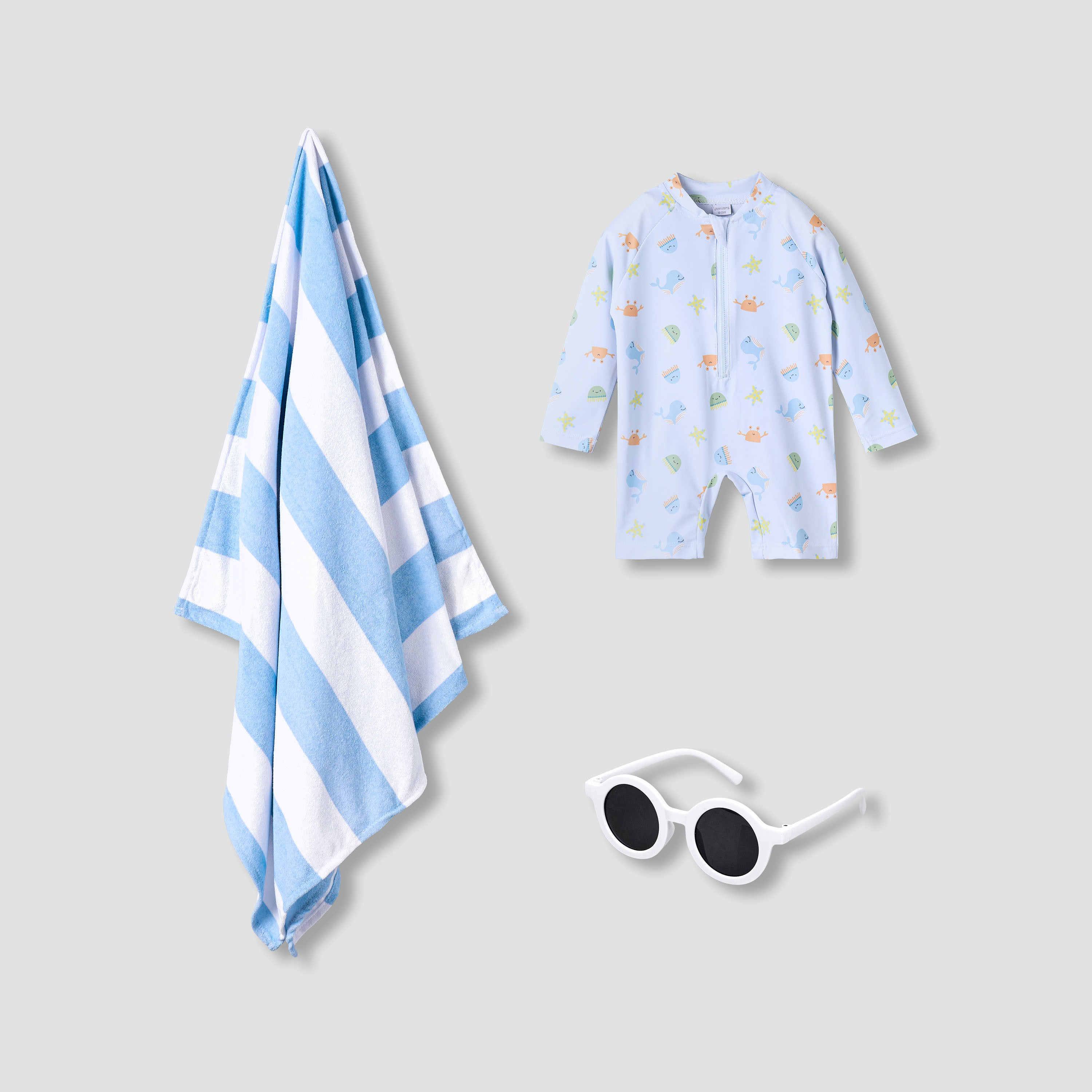 Set of 3 Juniors Boys Printed Swimsuit-baby-boys-clothing-swimwear-image-1
