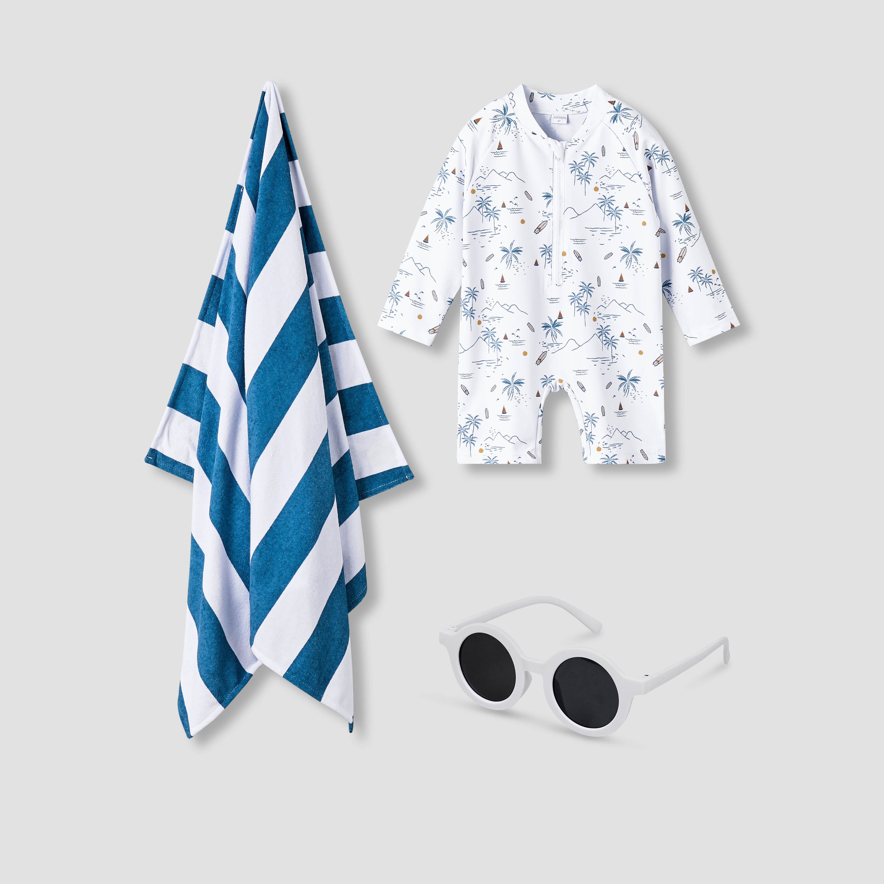 Set of 3 Juniors Boys Printed Swimsuit-baby-boys-clothing-swimwear-image-1