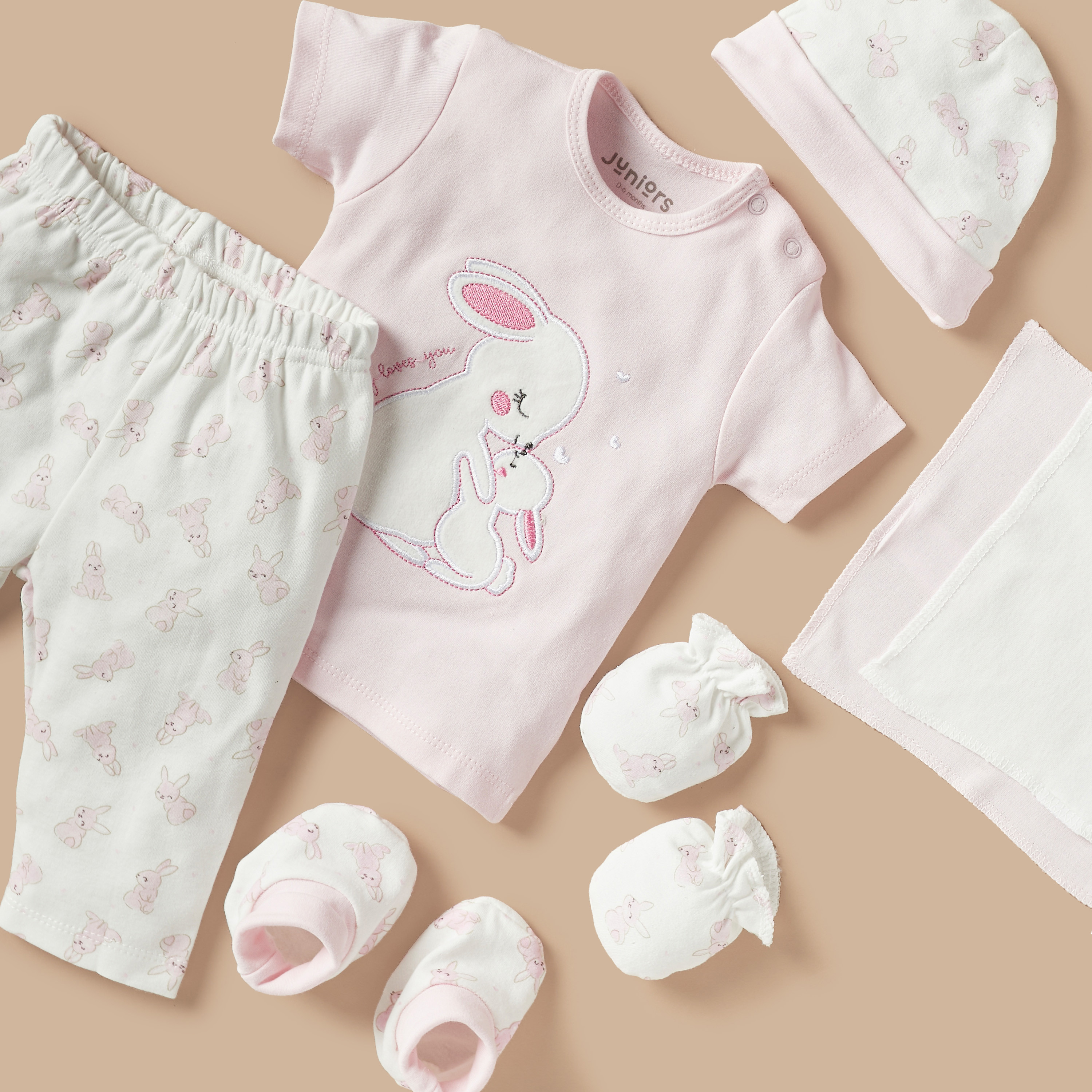 Juniors Bunny 8-Piece Clothing Gift Basket-baby-girls-clothing-setsandcoords-image-5