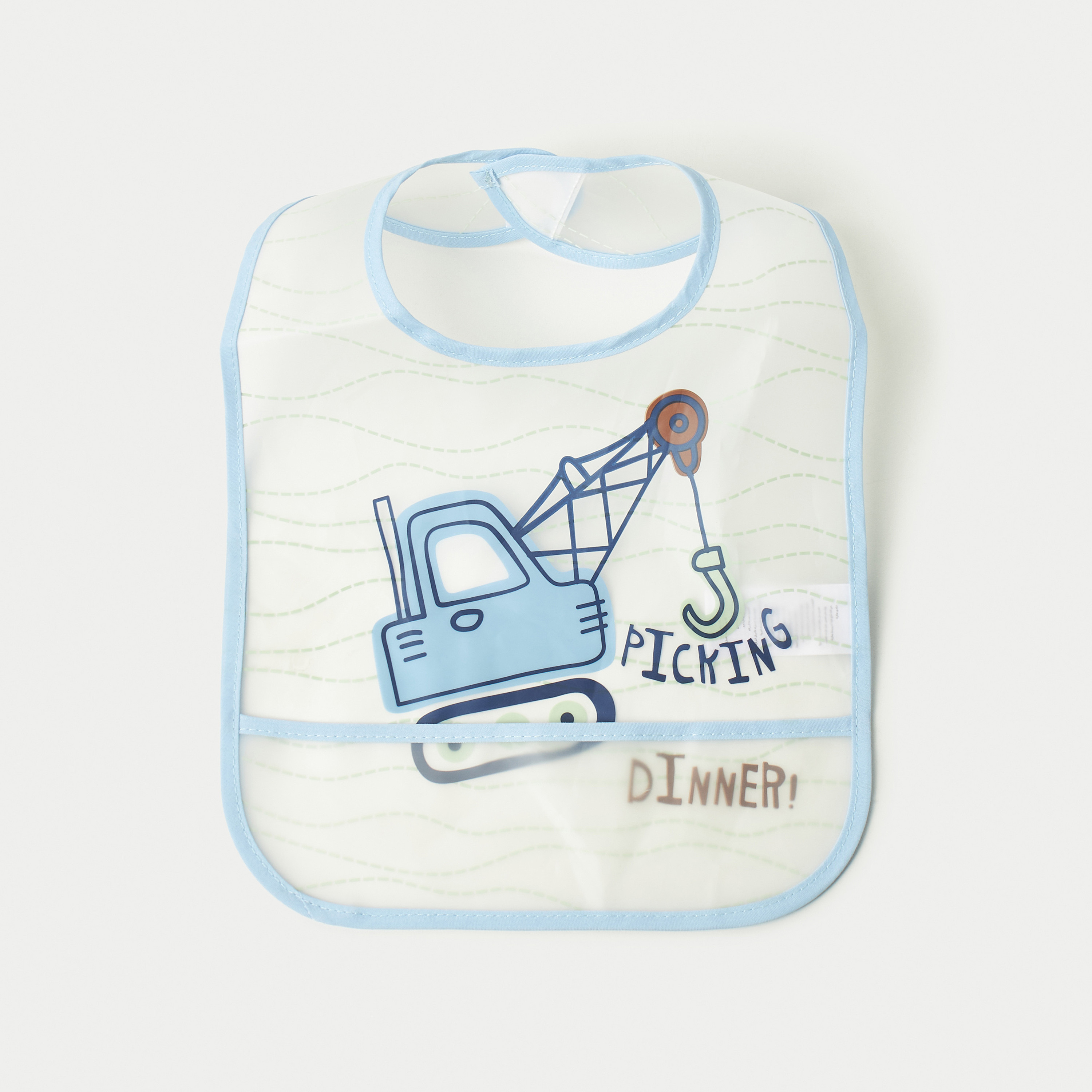 مرايل بشريط إغلاق وطبعات من ديزني- طقم من قطعتين-baby-feeding-bibs-image-2