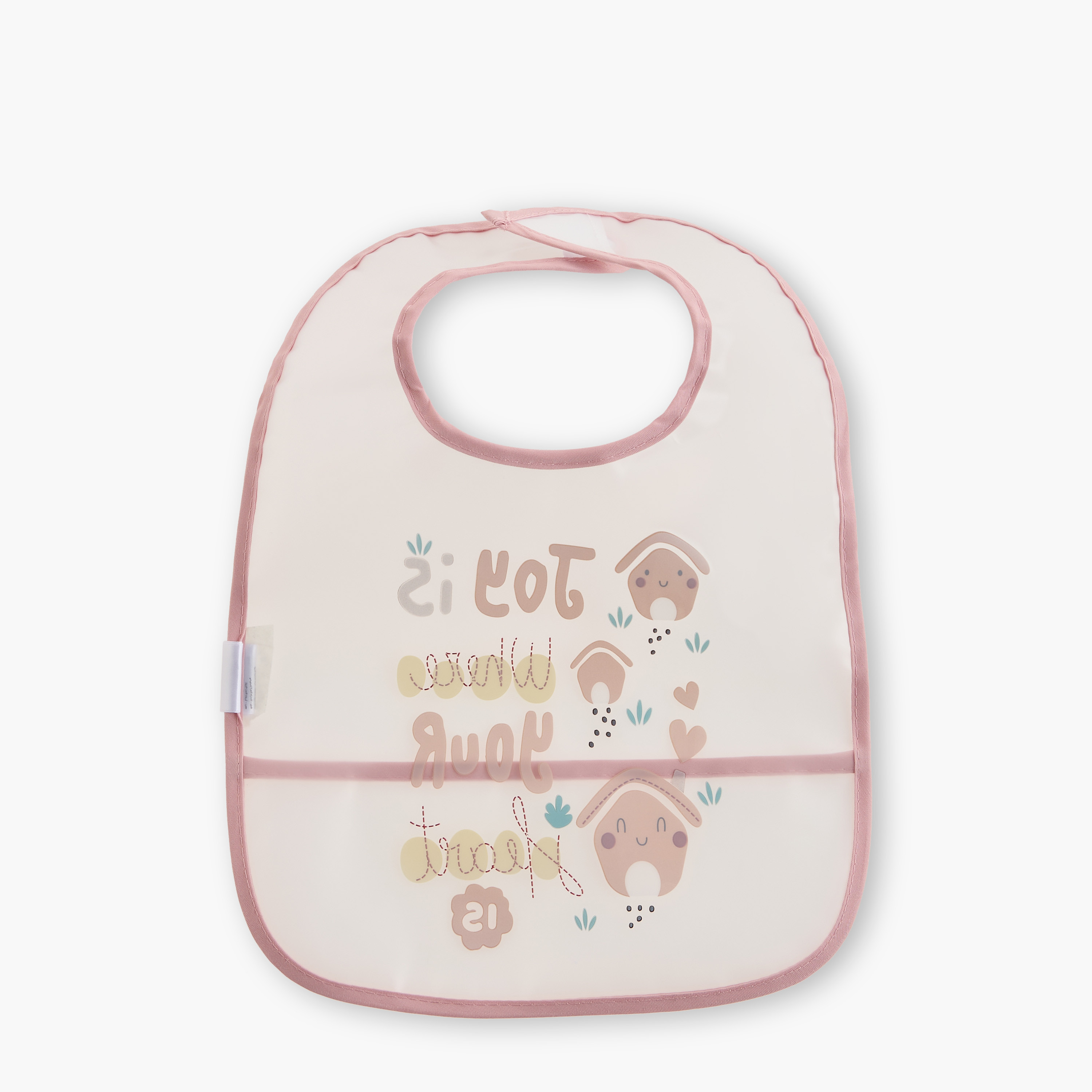 Juniors Printed Bib with Hook and Loop Closure - Set of 2-baby-feeding-bibs-image-4