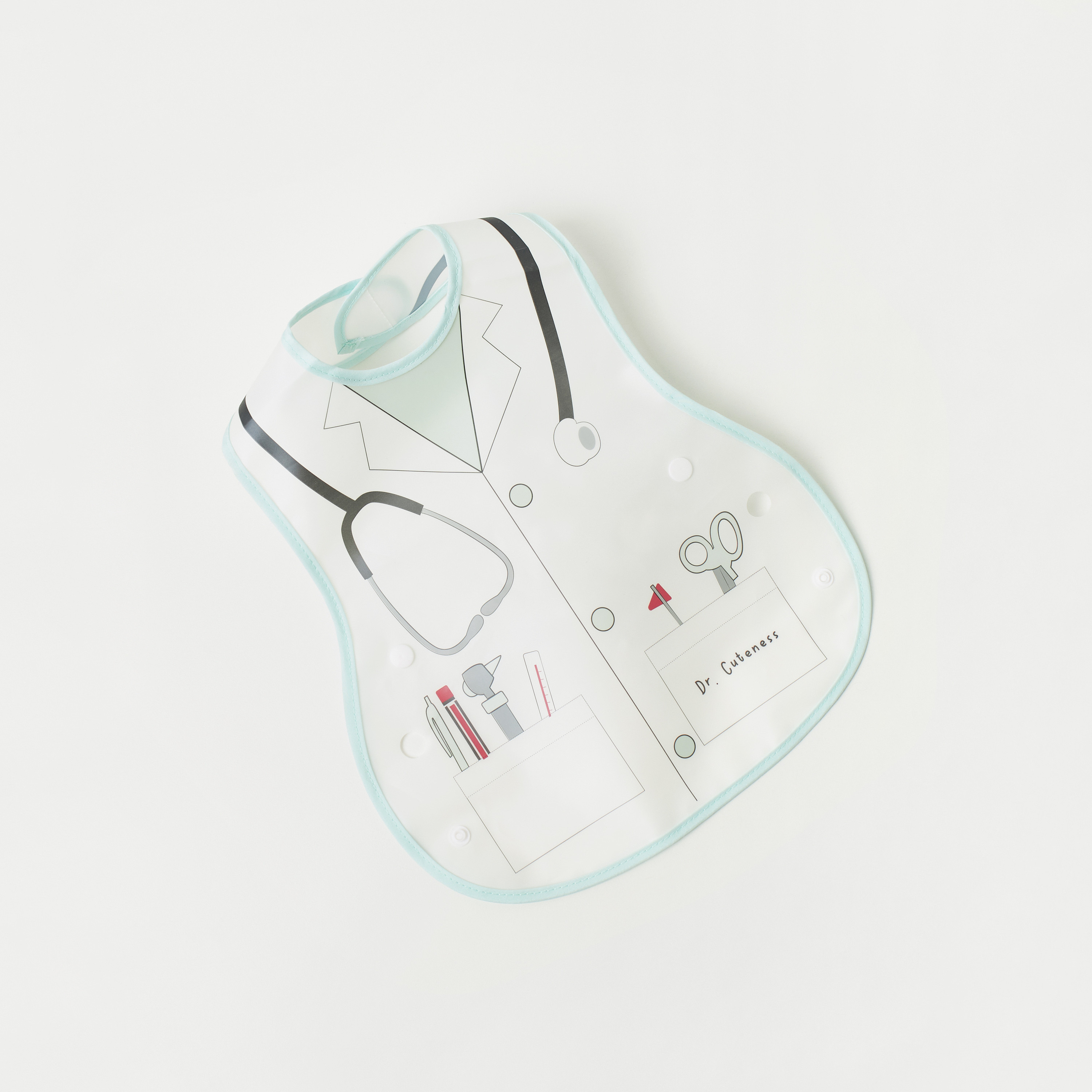 مريلة التقاط الطعام بزر إغلاق كبّاس وطبعات من جونيورز-baby-feeding-bibs-image-1