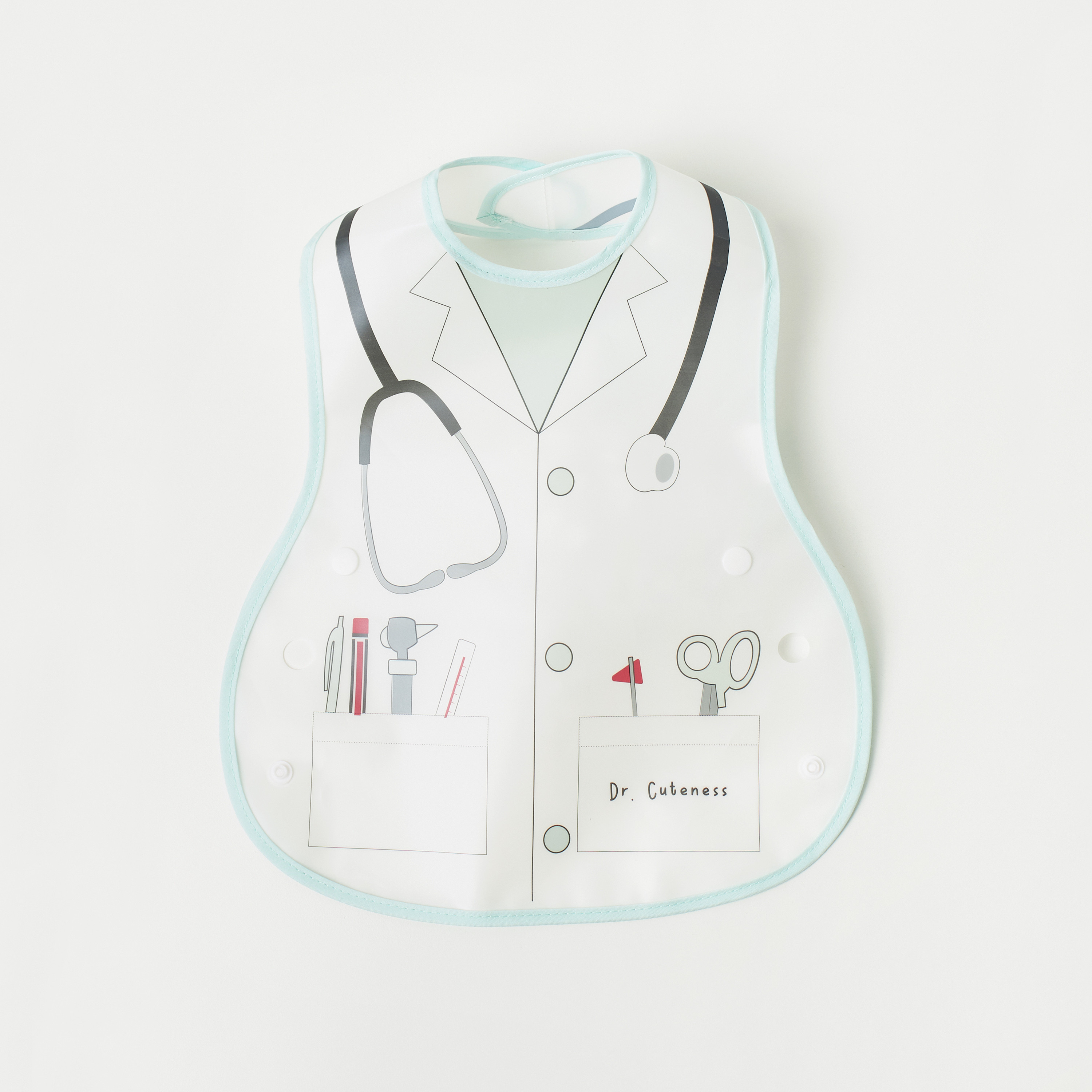 مريلة التقاط الطعام بزر إغلاق كبّاس وطبعات من جونيورز-baby-feeding-bibs-image-2