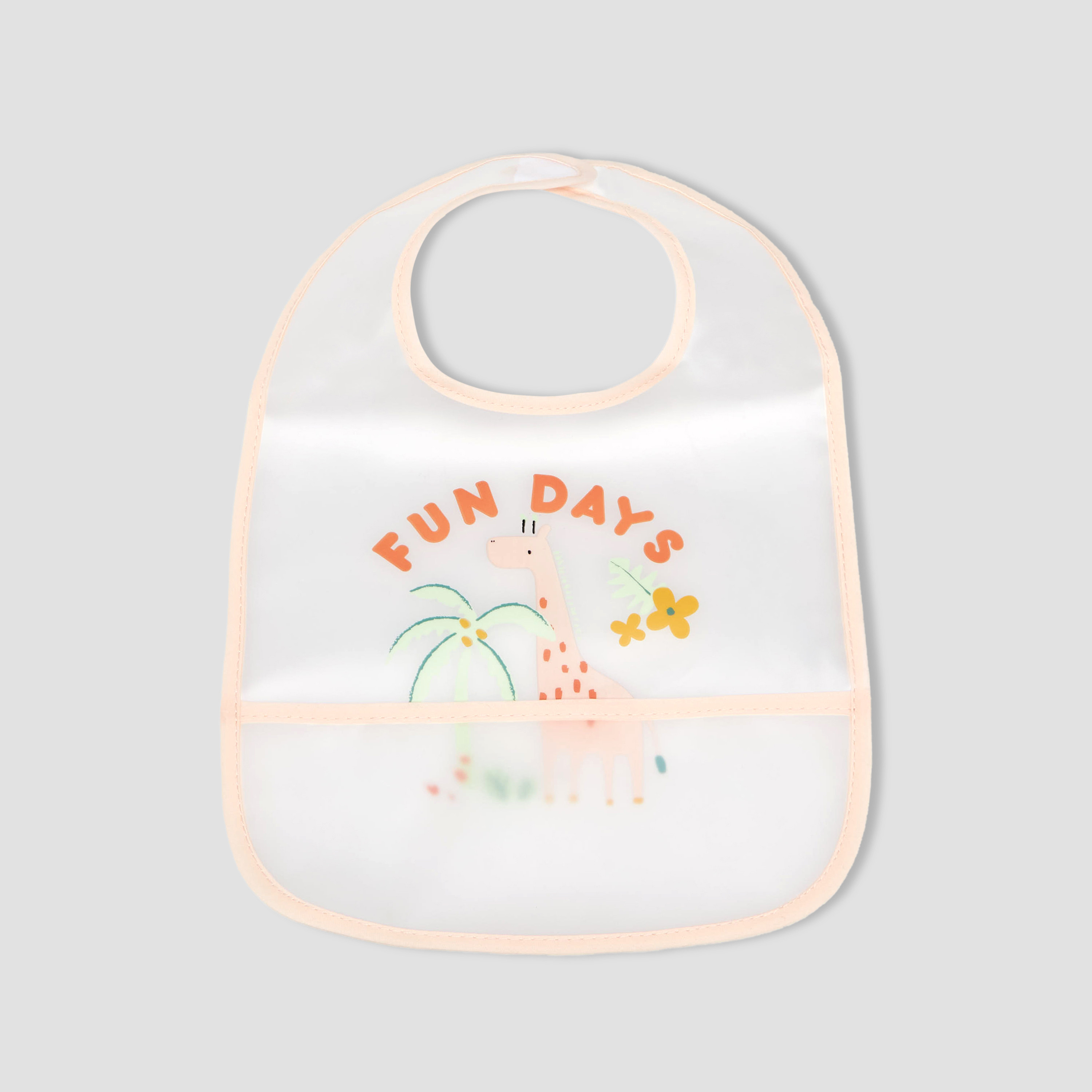 Pack of 2 Juniors Baby Bib with Print-baby-feeding-bibs-image-2