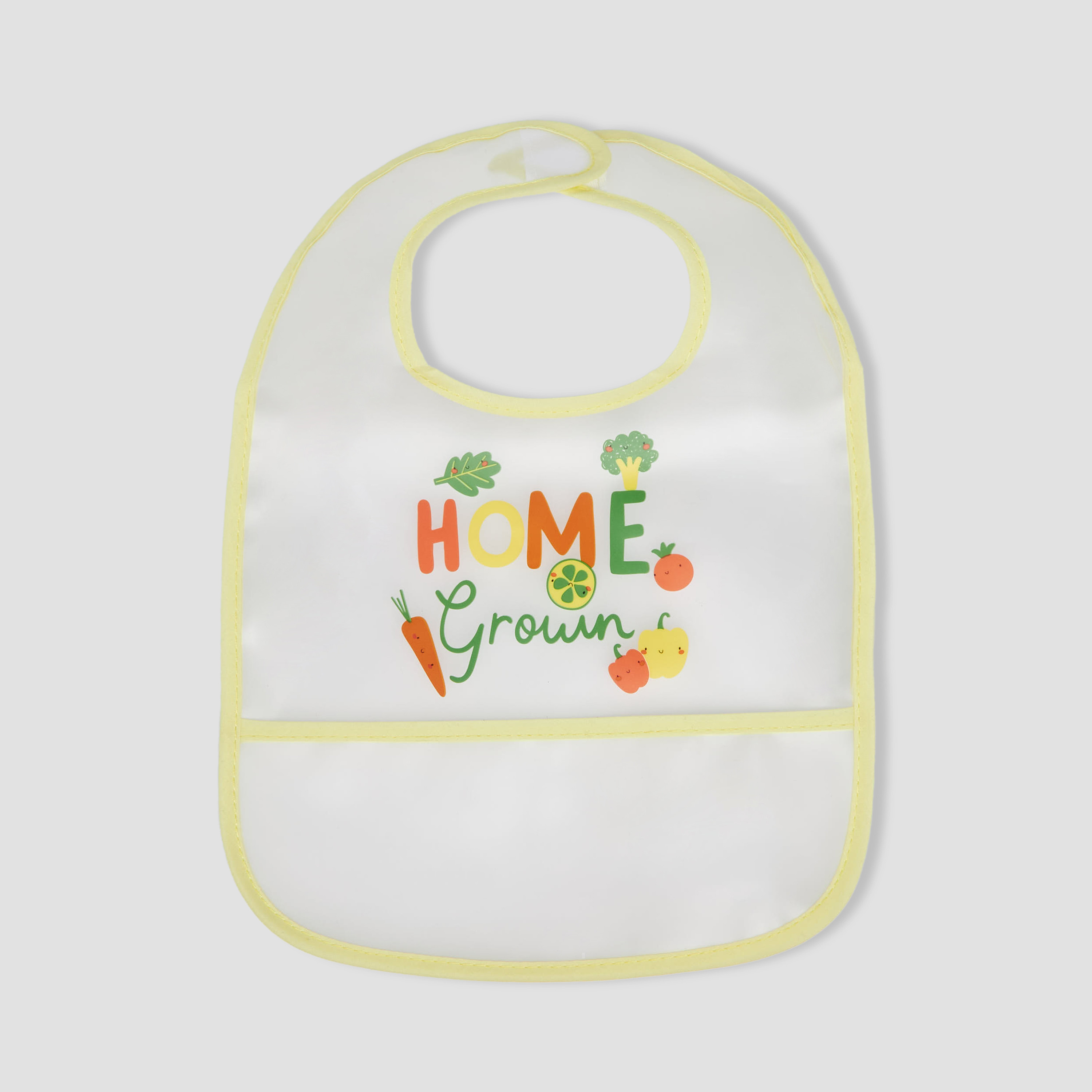 Pack of 2 Juniors Baby Bib with Vegetable Print-baby-feeding-bibs-image-2