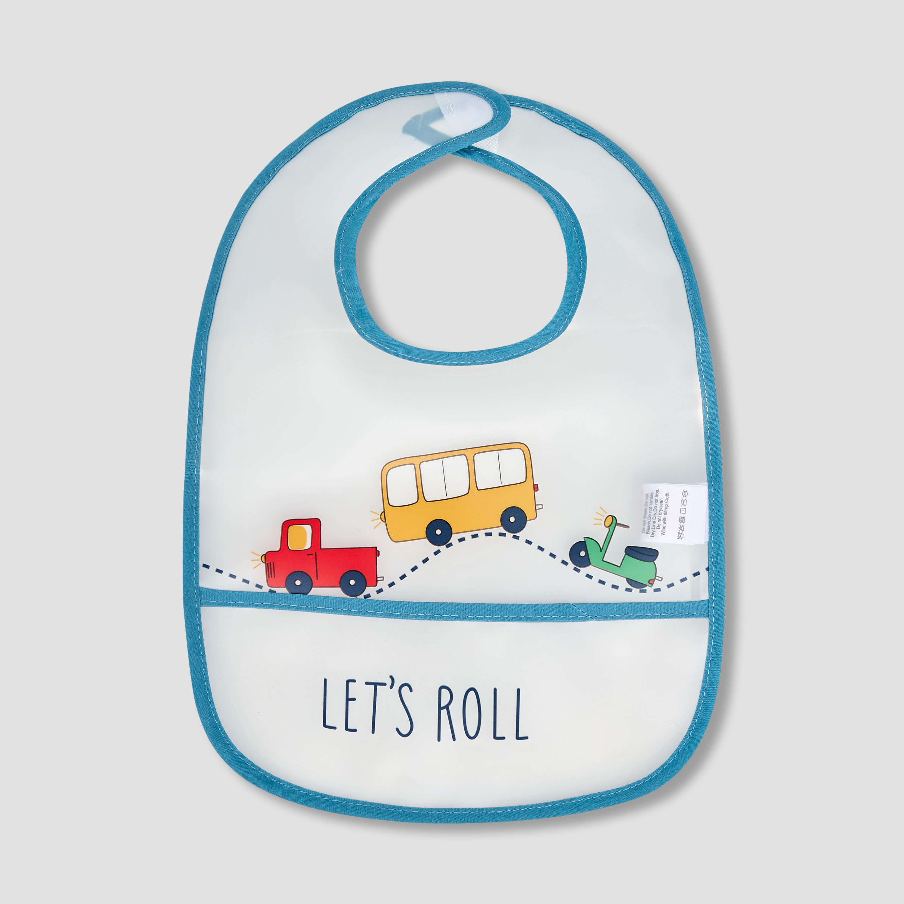 Pack of 3 Juniors Baby Bib with Print-baby-feeding-bibs-image-2