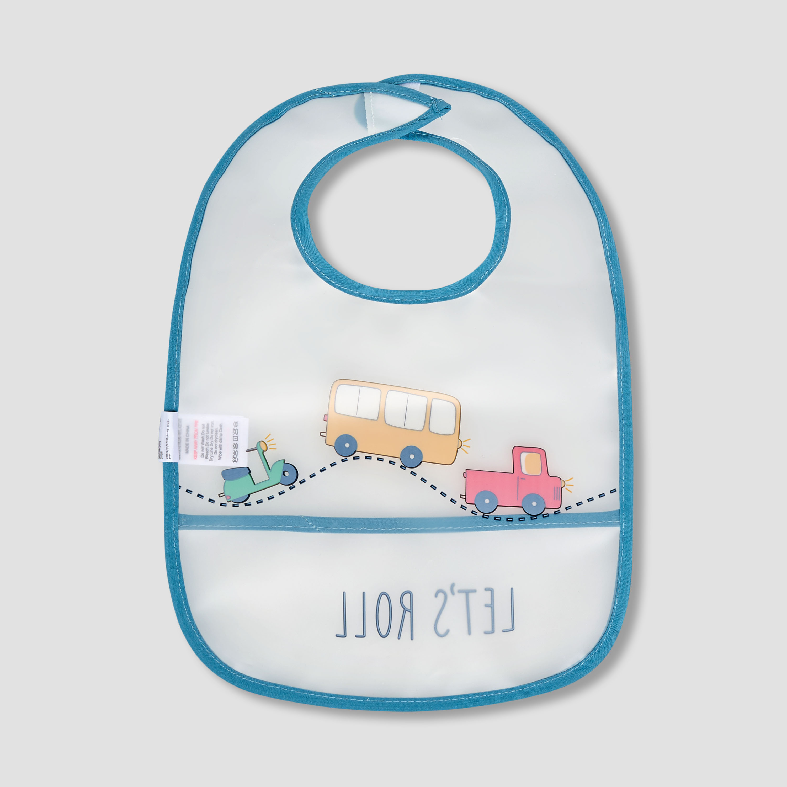 Pack of 3 Juniors Baby Bib with Print-baby-feeding-bibs-image-3