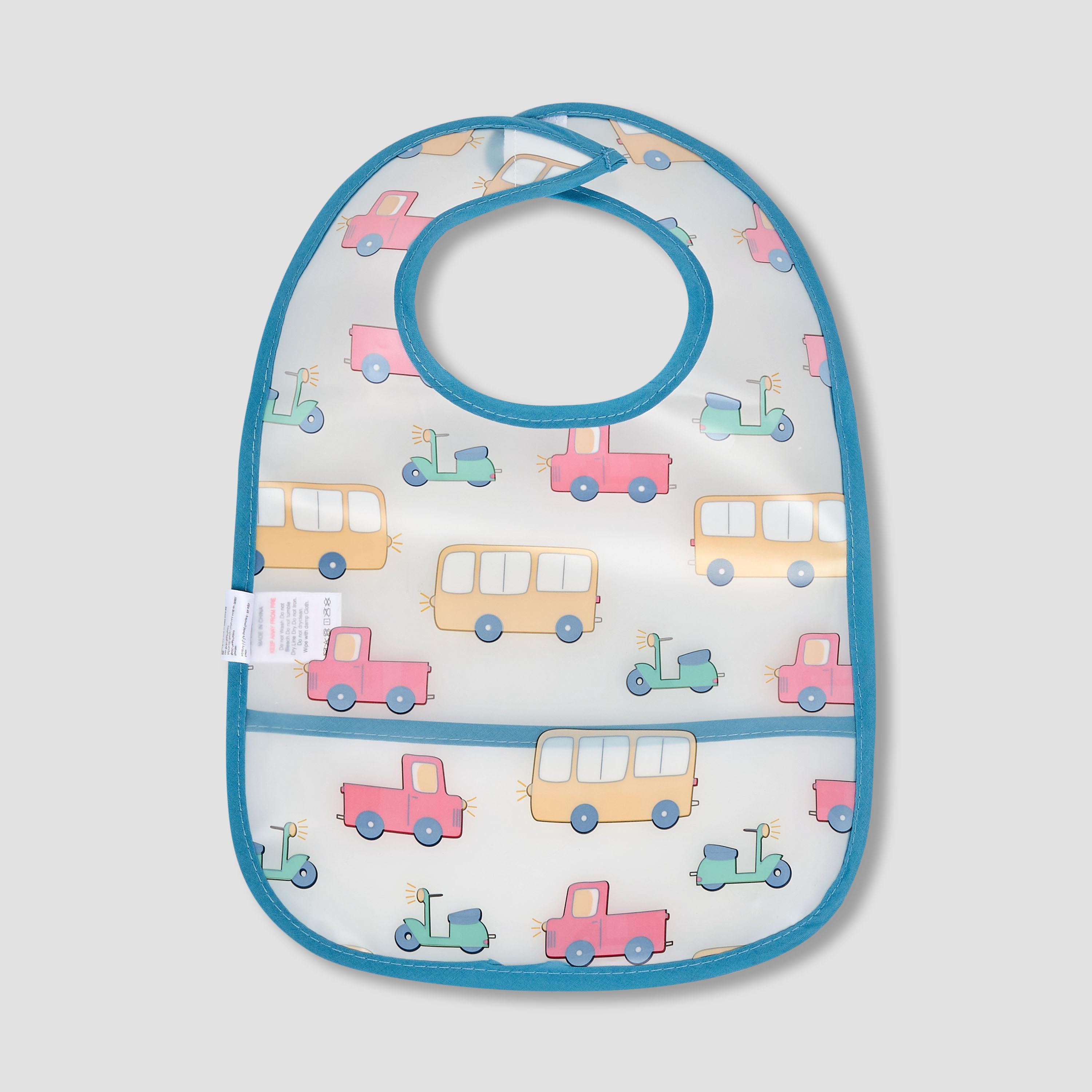 Pack of 3 Juniors Baby Bib with Print-baby-feeding-bibs-image-7