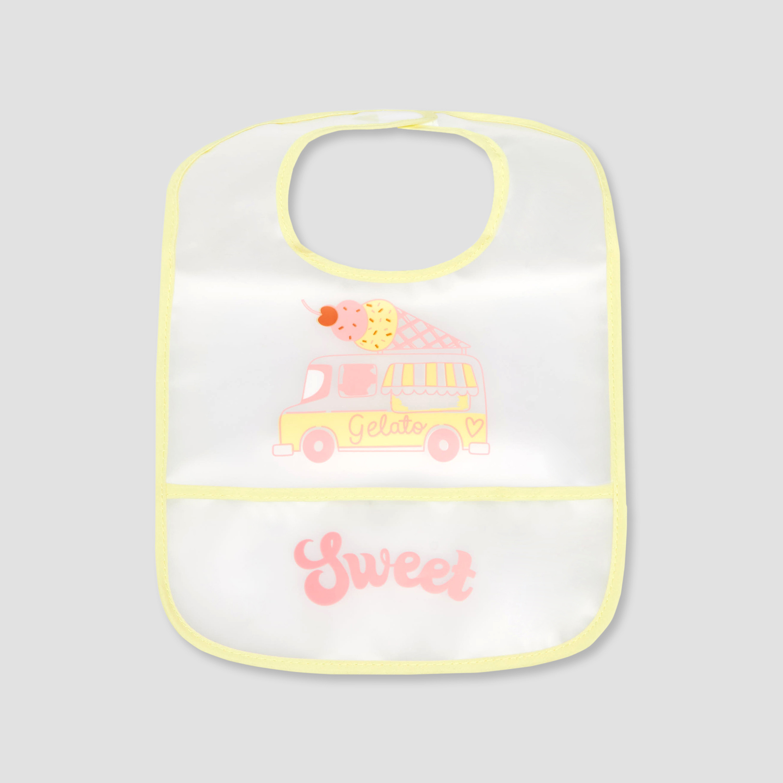 Pack of 3 Juniors Baby Bib with Print-baby-feeding-bibs-image-2
