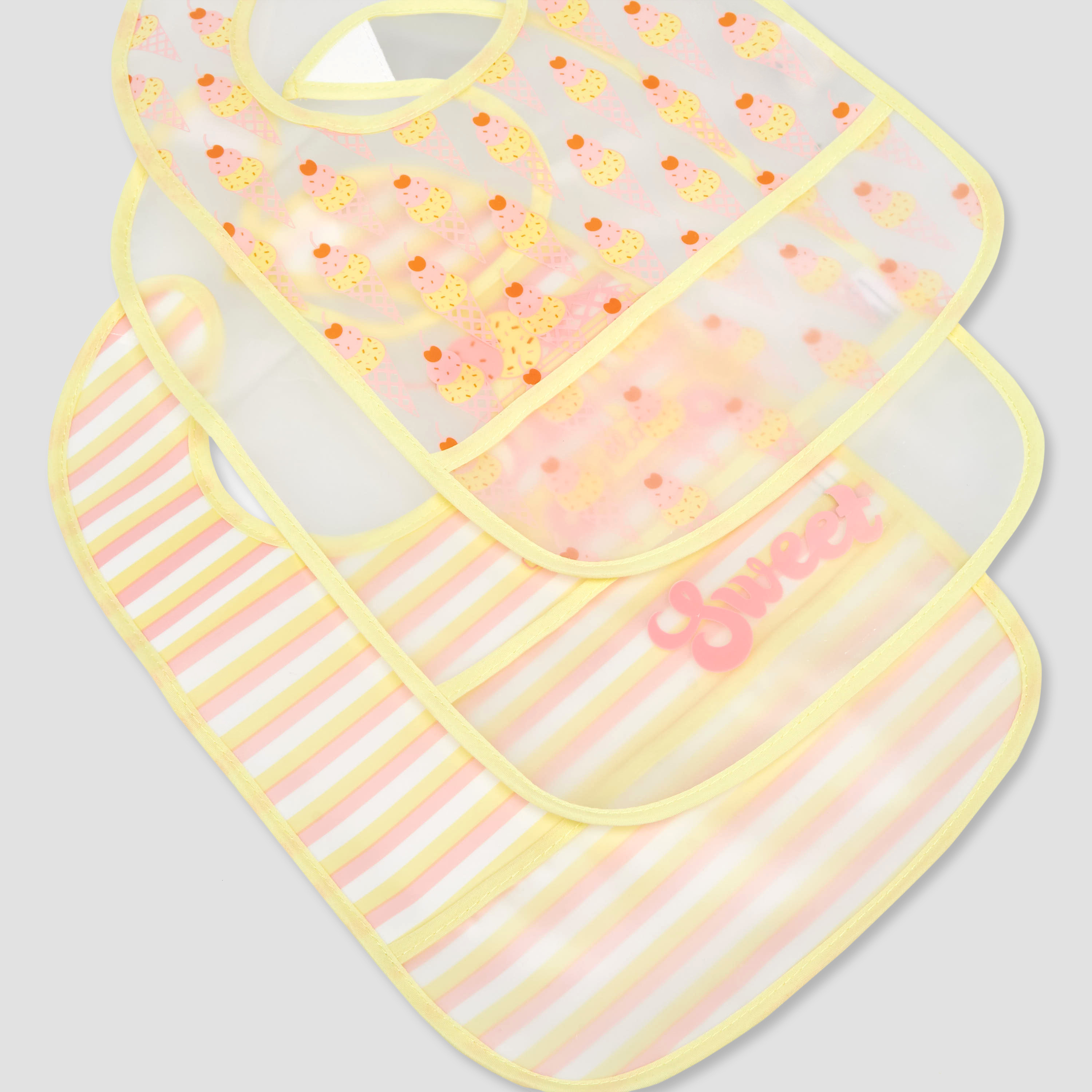 Pack of 3 Juniors Baby Bib with Print-baby-feeding-bibs-image-6