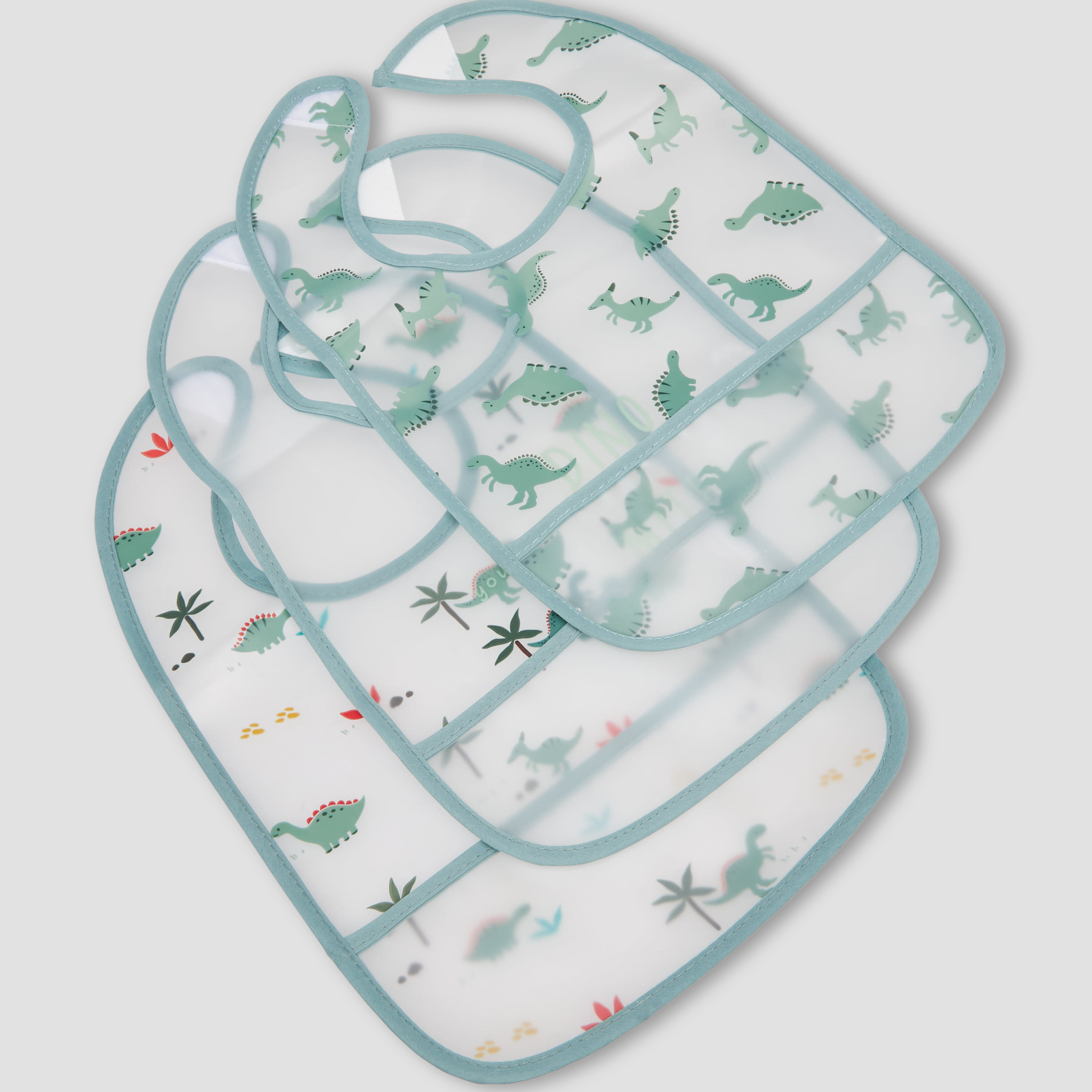 Pack of 3 Juniors Baby Bib with Hook and Loop Closure-baby-feeding-bibs-image-6