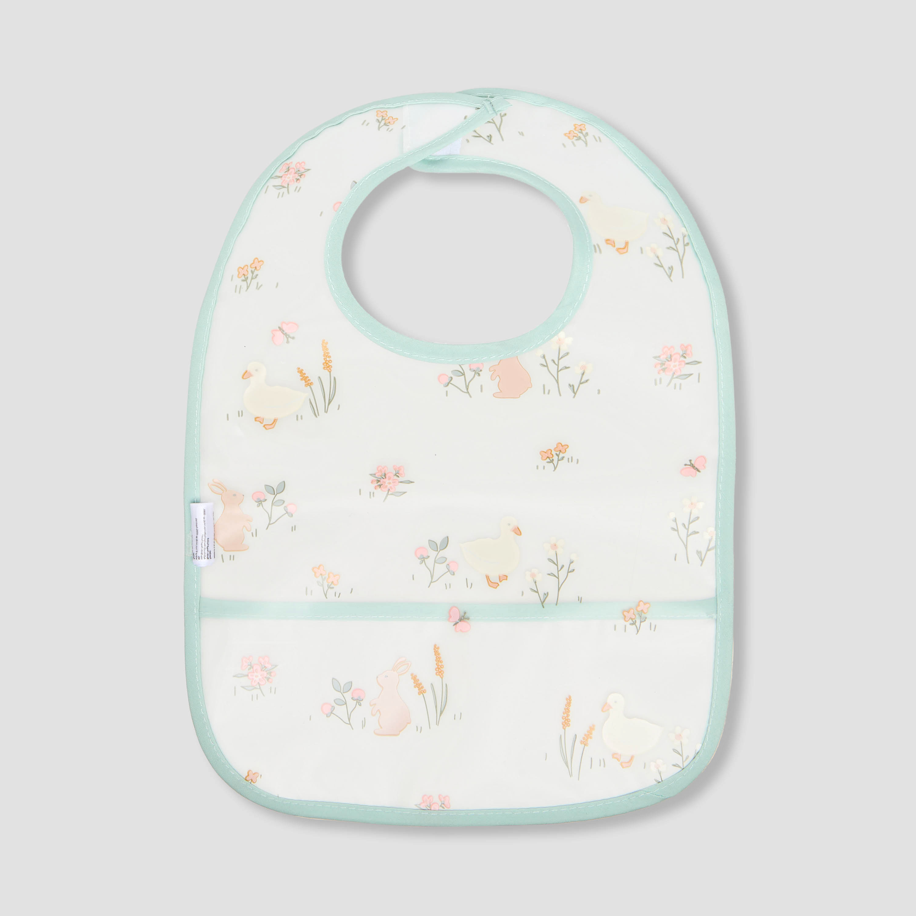 Pack of 3 Juniors Baby Bib with Hook and Loop Closure-baby-feeding-bibs-image-5
