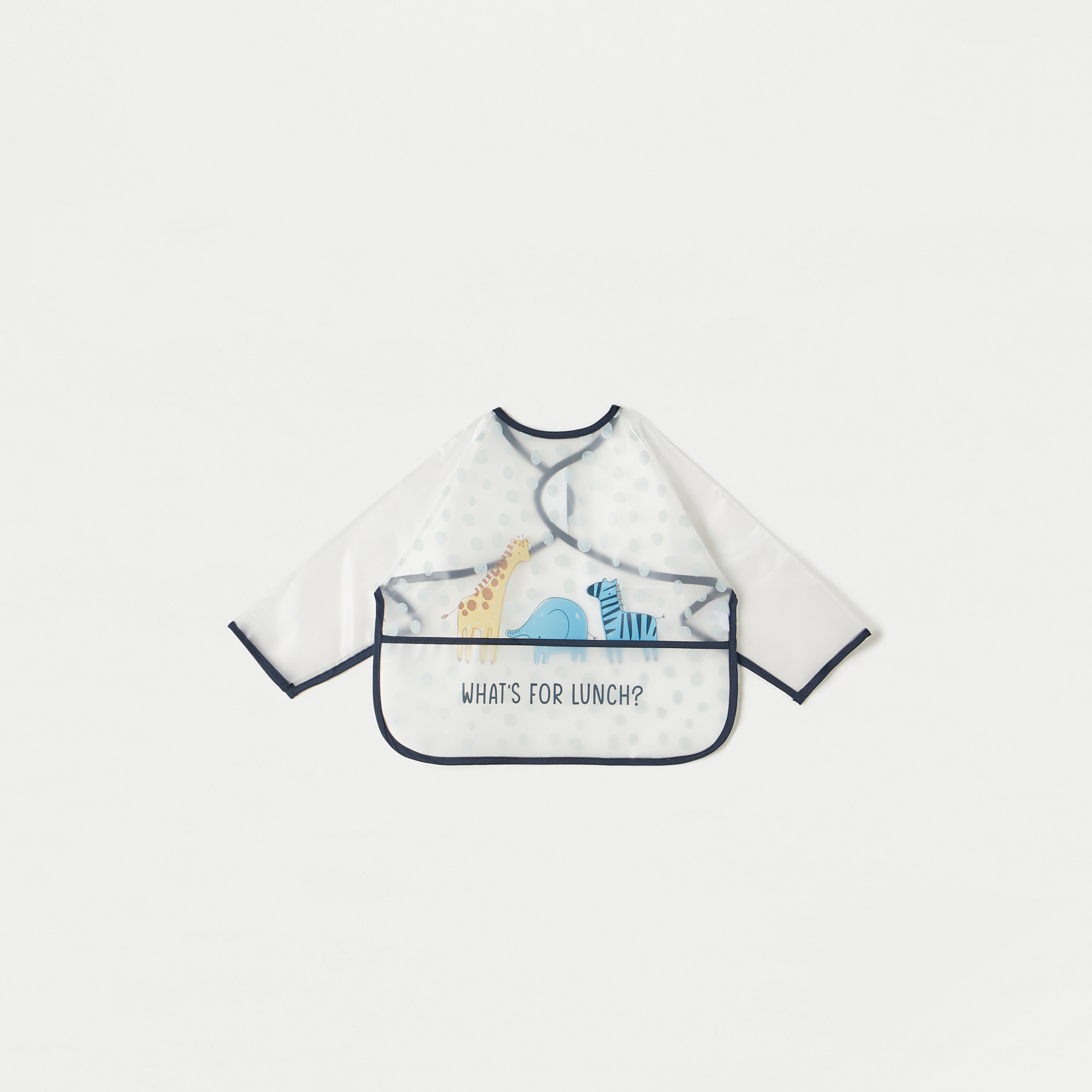 مريلة طعام بأكمام طويلة وطبعات من جونيورز-baby-feeding-bibs-image-1