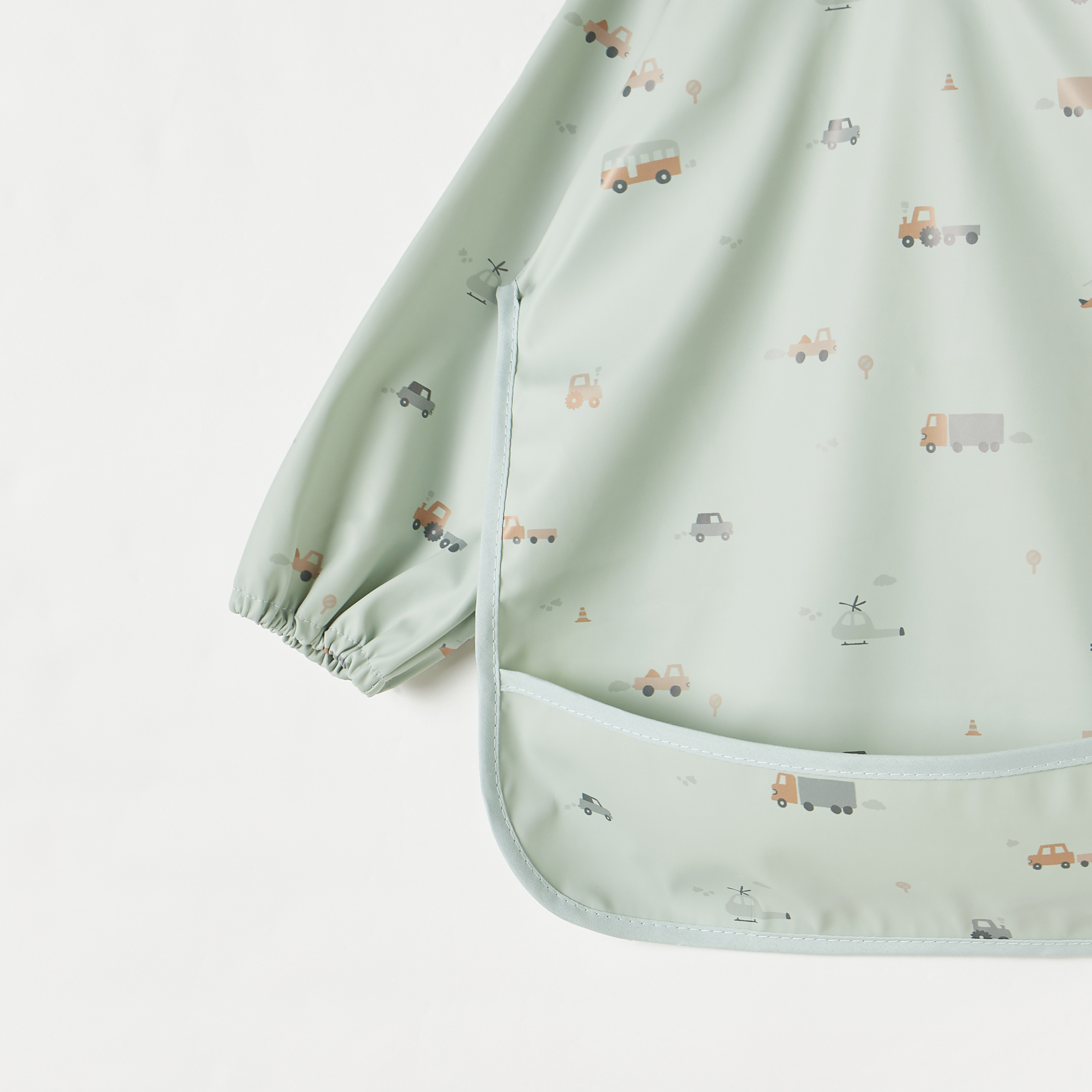 مريلة مقاومة للماء بطبعة مركبة مع إغلاق بخطاف وحلقة من جونيورز-baby-feeding-bibs-image-3