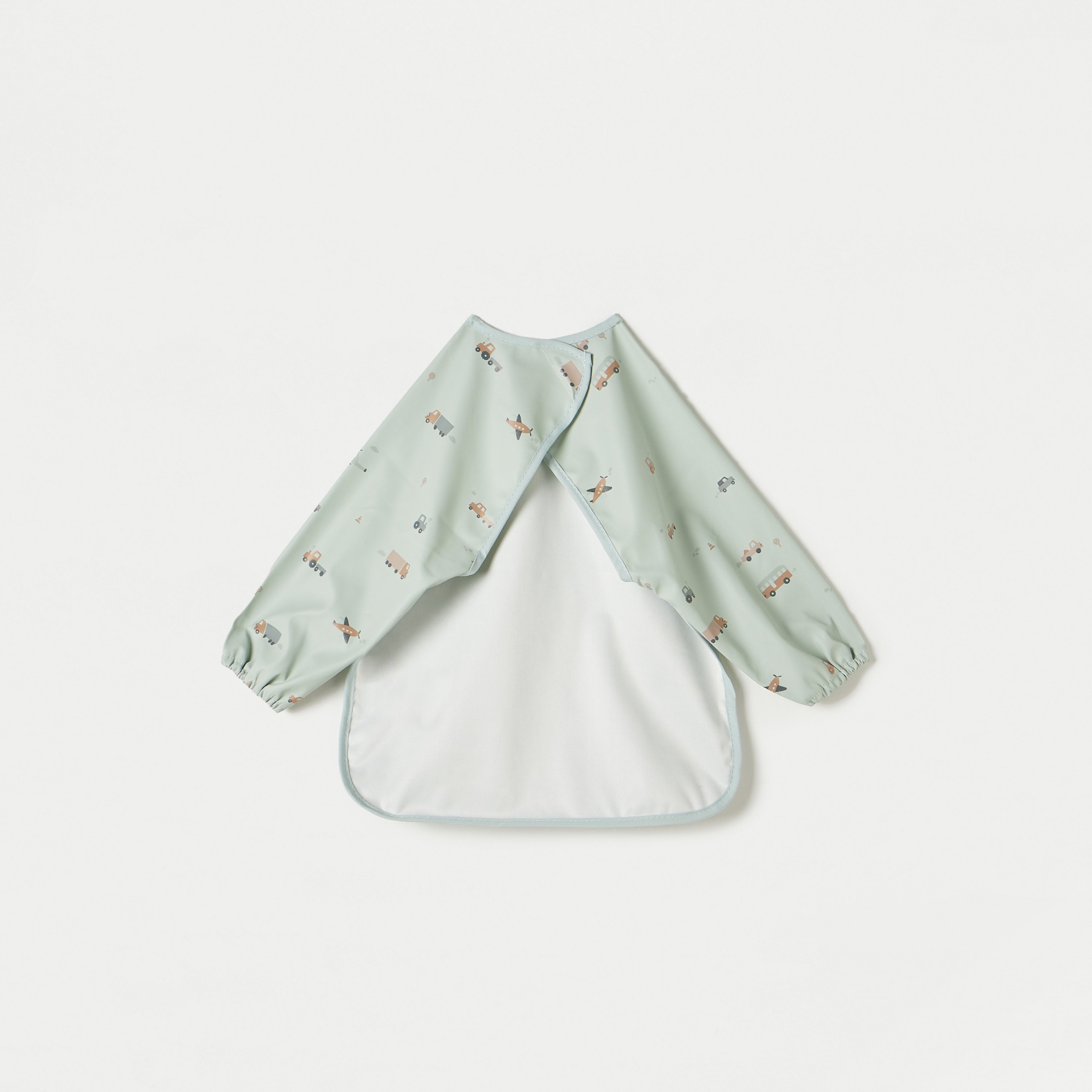 مريلة مقاومة للماء بطبعة مركبة مع إغلاق بخطاف وحلقة من جونيورز-baby-feeding-bibs-image-2