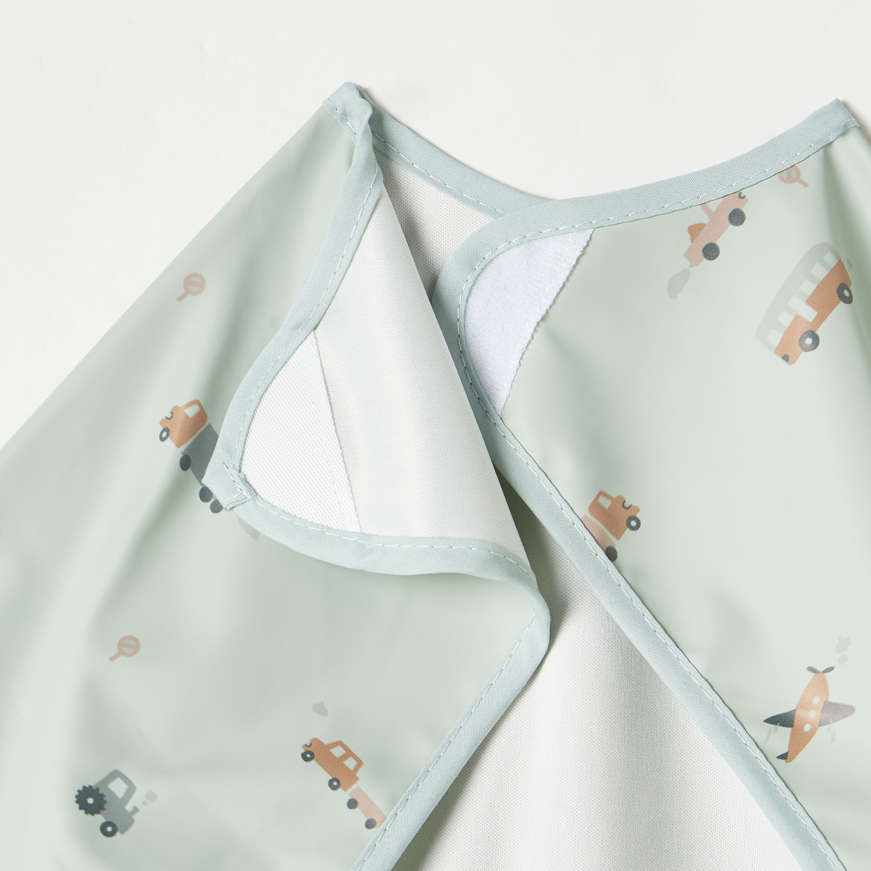 مريلة مقاومة للماء بطبعة مركبة مع إغلاق بخطاف وحلقة من جونيورز-baby-feeding-bibs-image-1