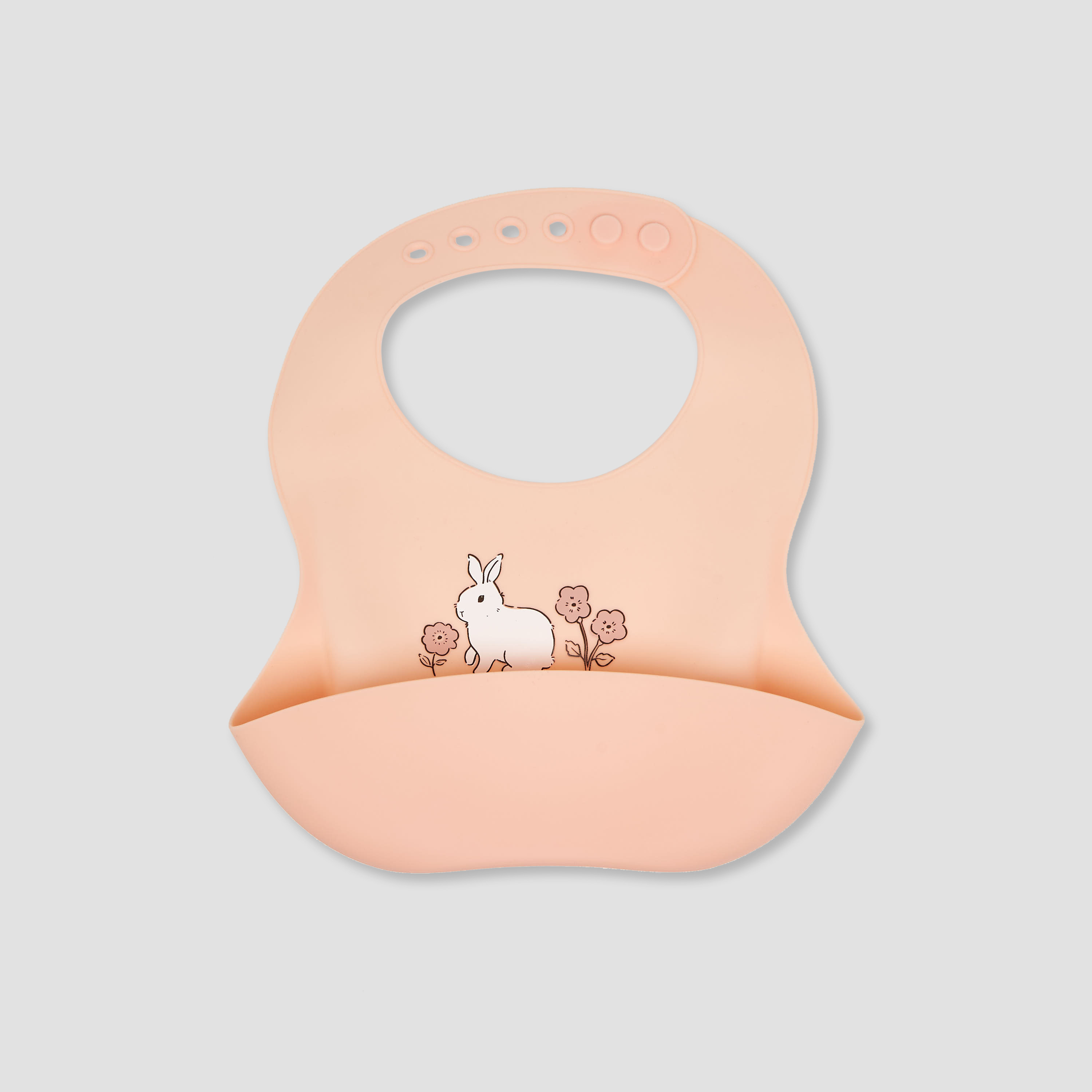 مريلة أطفال بطبعات زهور طقم من قطعتين من جونيورز-baby-feeding-bibs-image-6