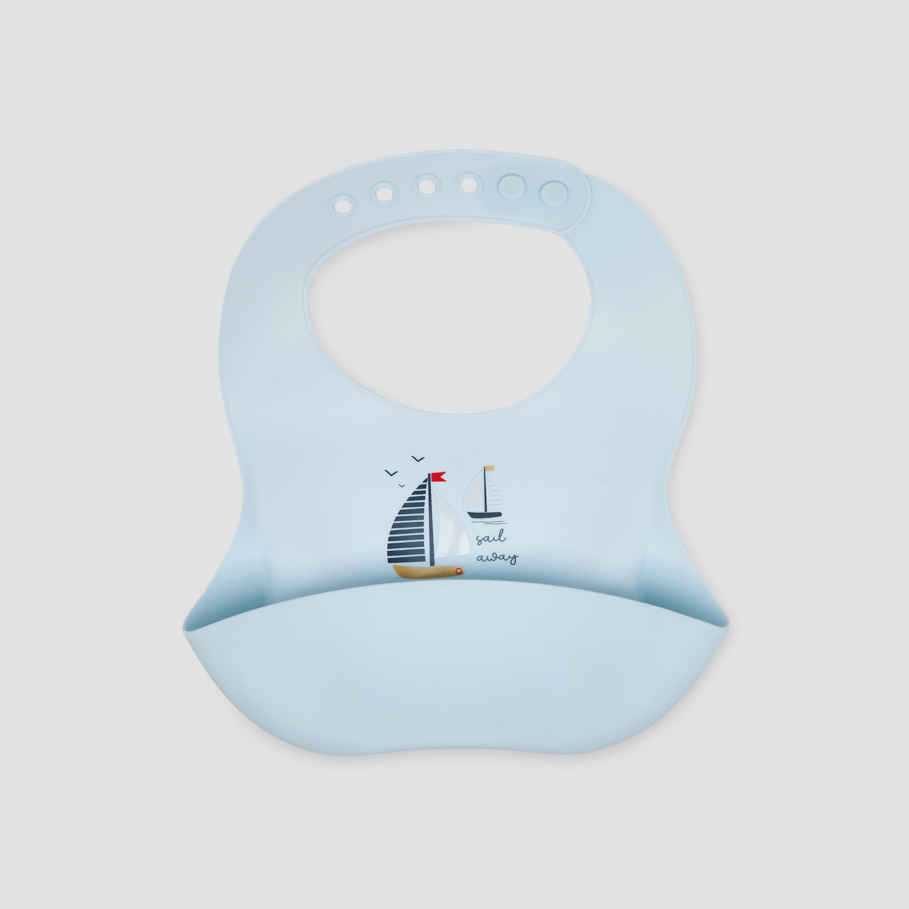 Pack of 2 Juniors Baby Bib with Sailboat Print-baby-feeding-bibs-image-3