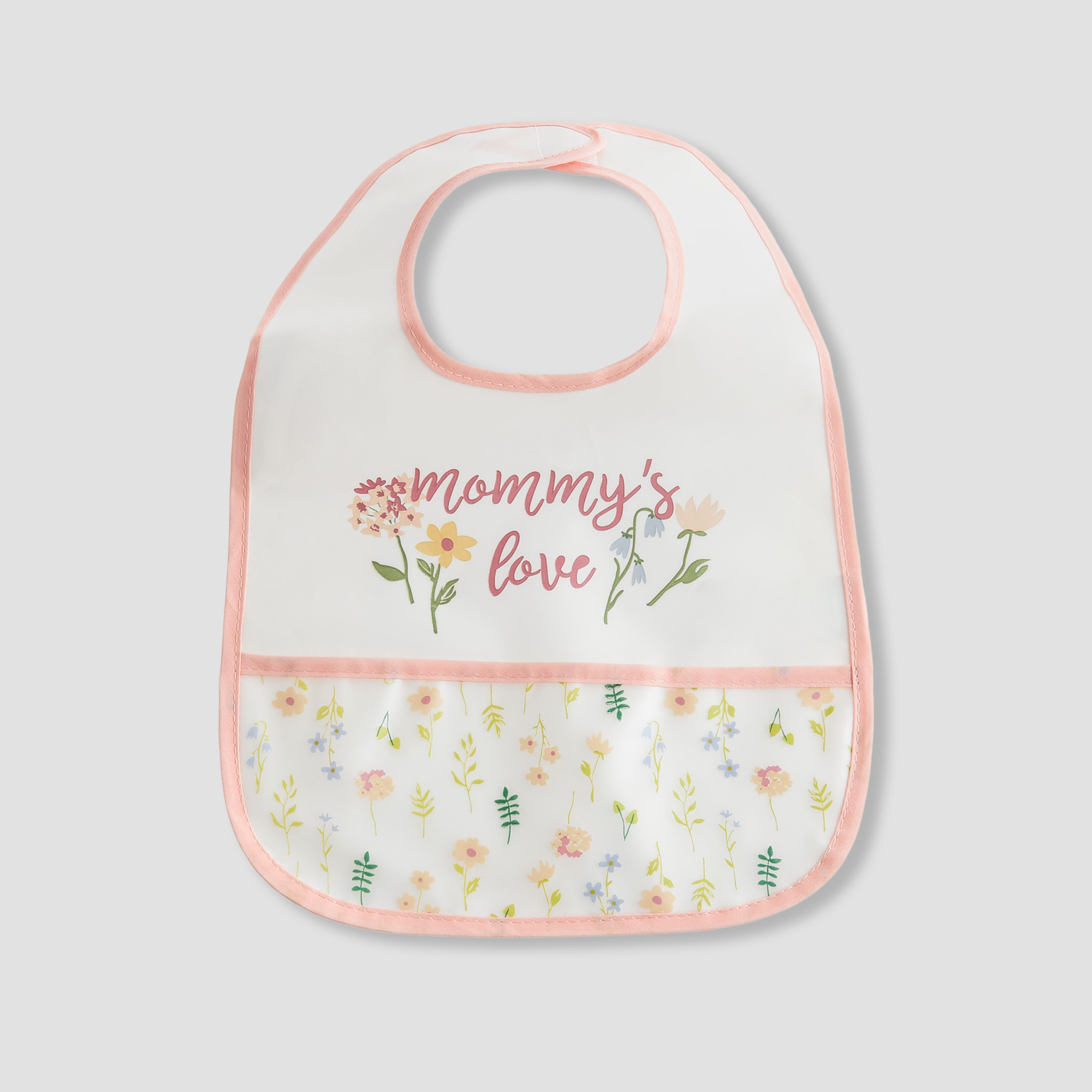 Juniors Floral Print Bib - Set of 2-baby-feeding-bibs-image-2