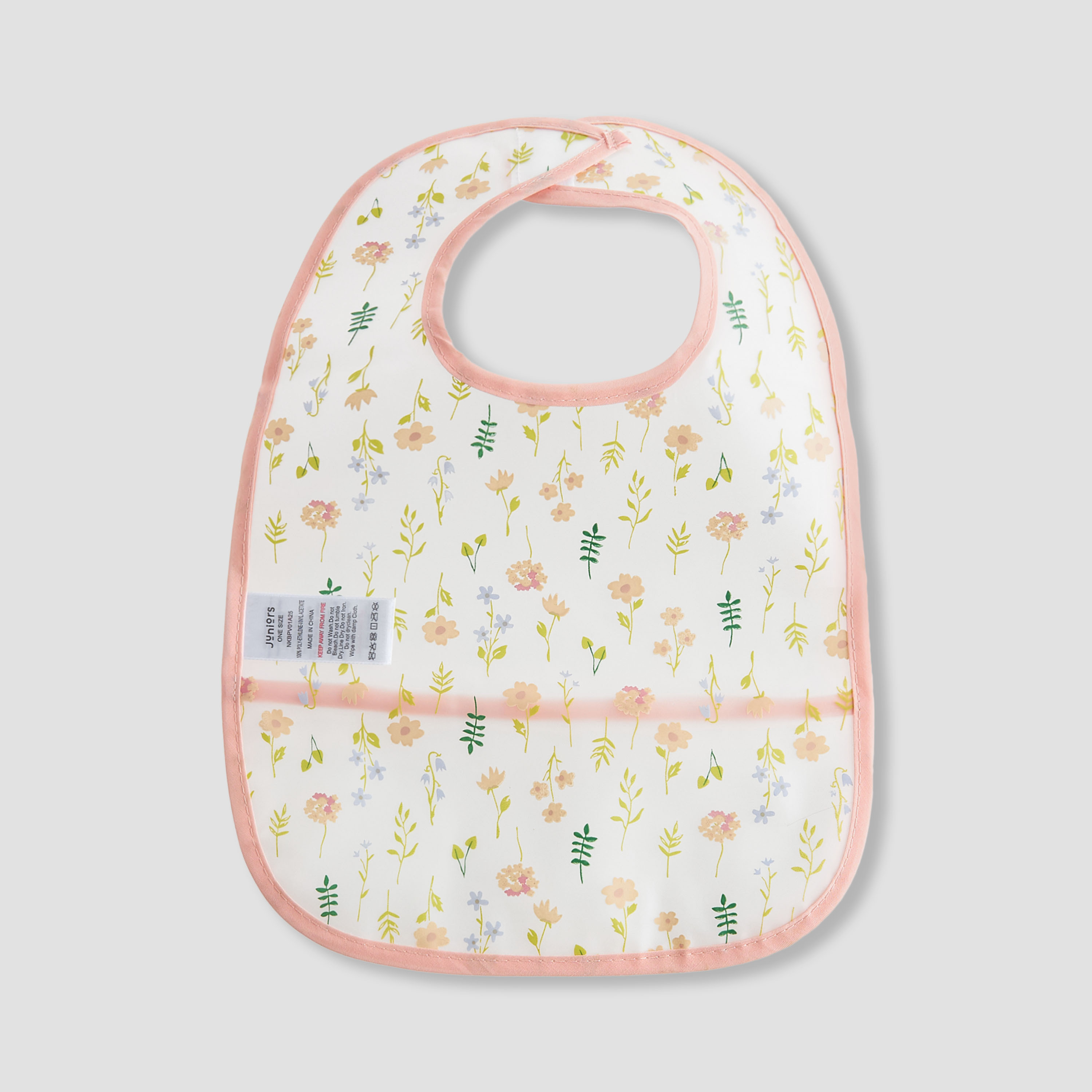 Juniors Floral Print Bib - Set of 2-baby-feeding-bibs-image-4
