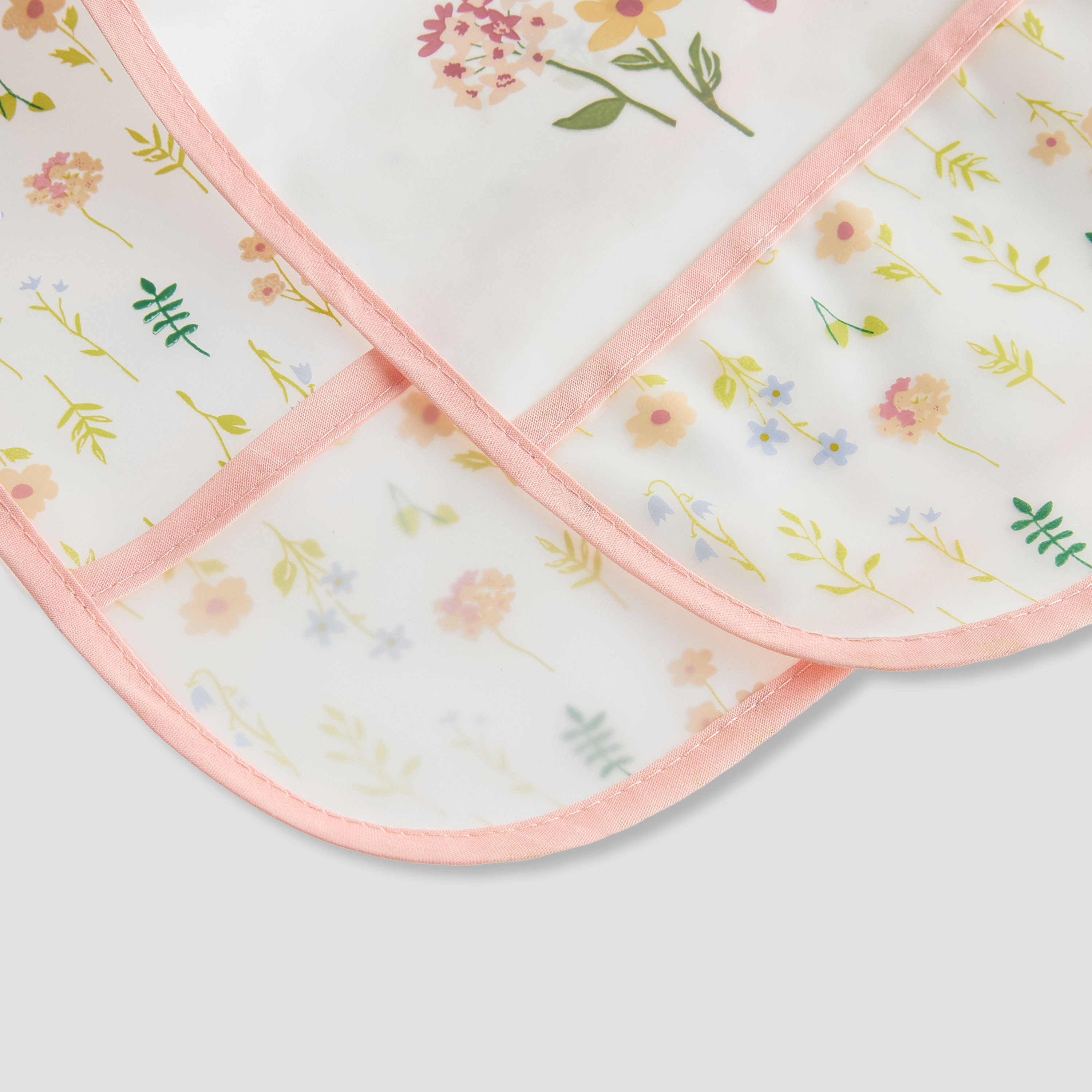 Juniors Floral Print Bib - Set of 2-baby-feeding-bibs-image-5