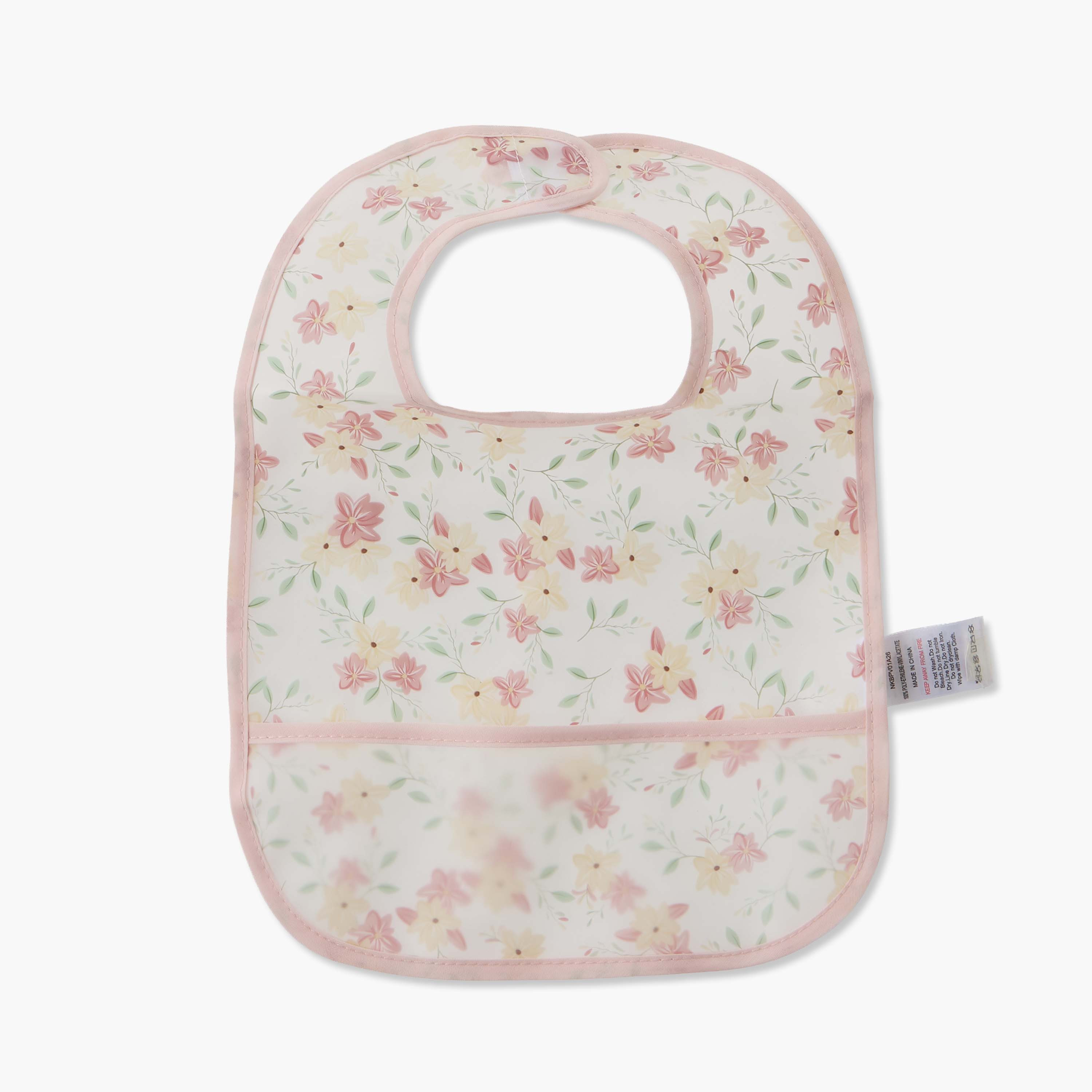 Pack of 3 Juniors Baby Bib with Deer Print-baby-feeding-bibs-image-4