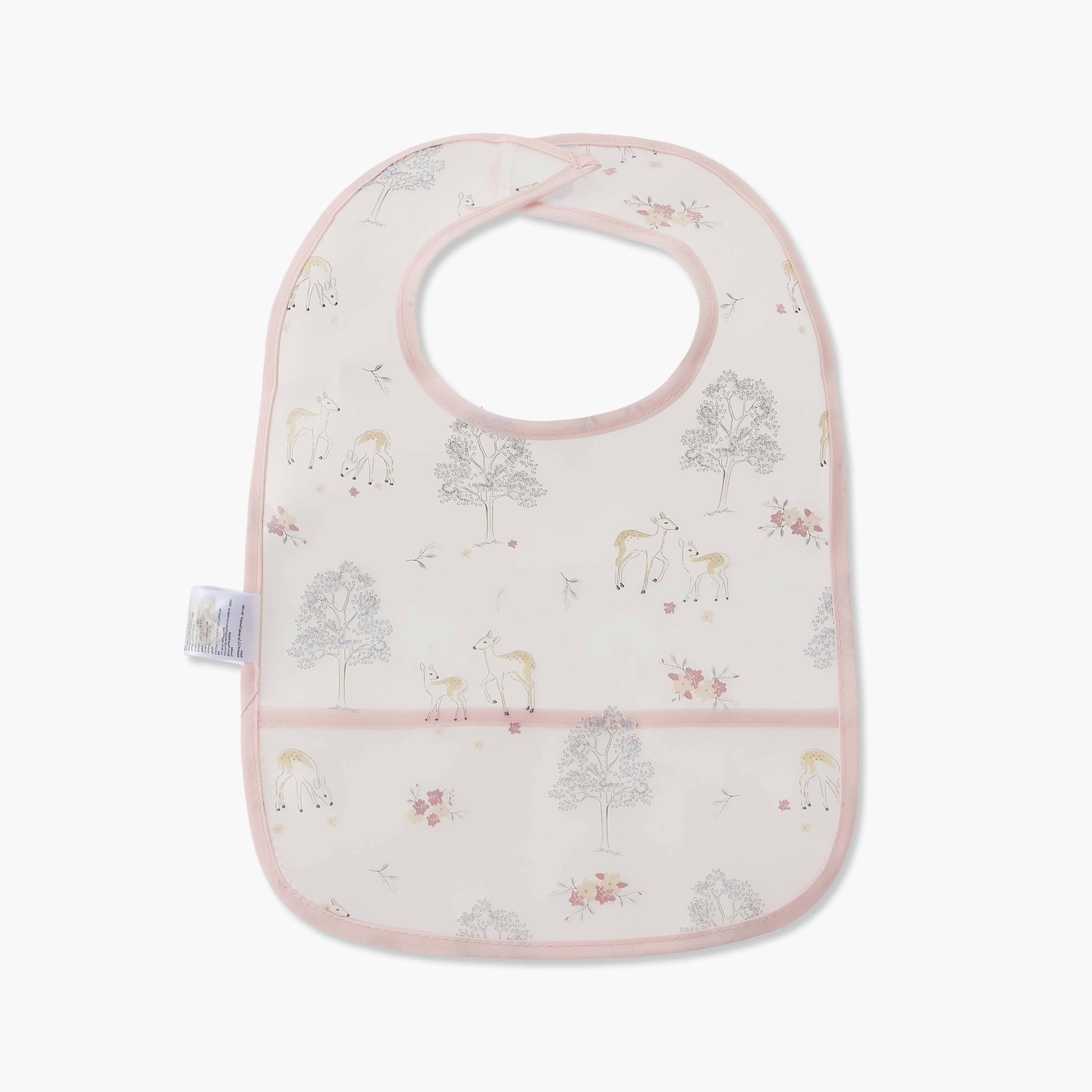 Pack of 3 Juniors Baby Bib with Deer Print-baby-feeding-bibs-image-5