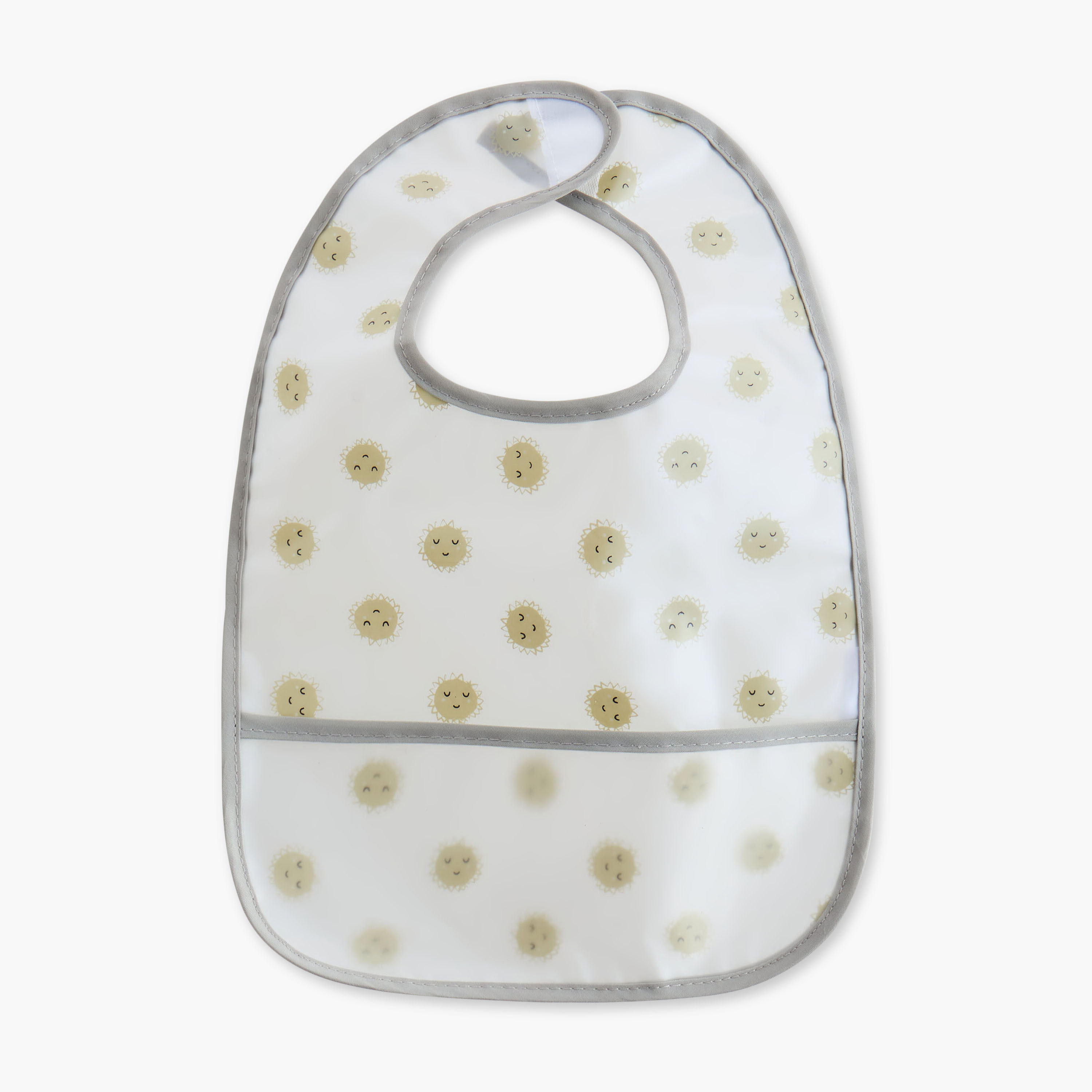 Juniors Printed Peva Bib with Hook and Loop Closure - Set of 3-baby-feeding-bibs-image-3