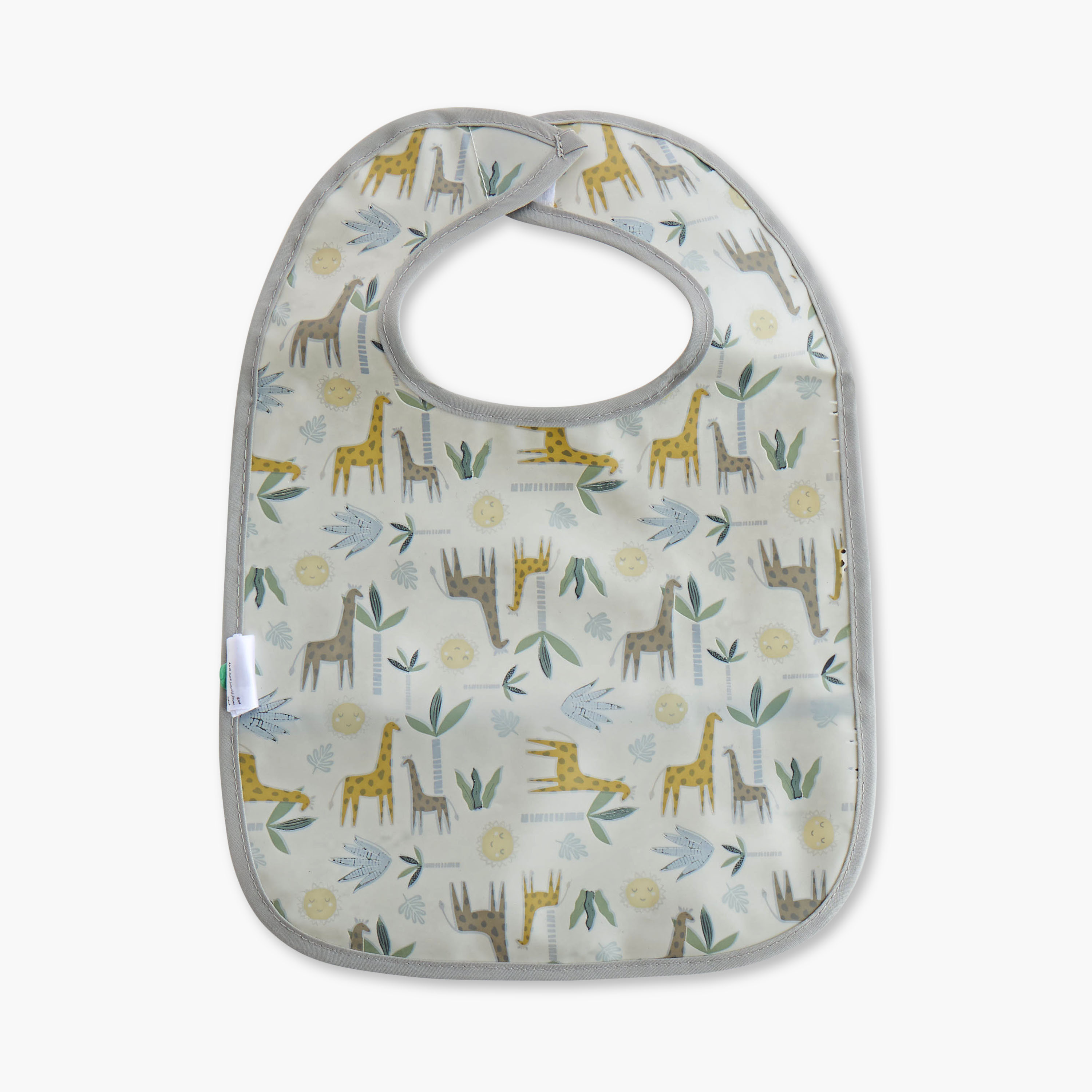 Juniors Printed Peva Bib with Hook and Loop Closure - Set of 3-baby-feeding-bibs-image-5