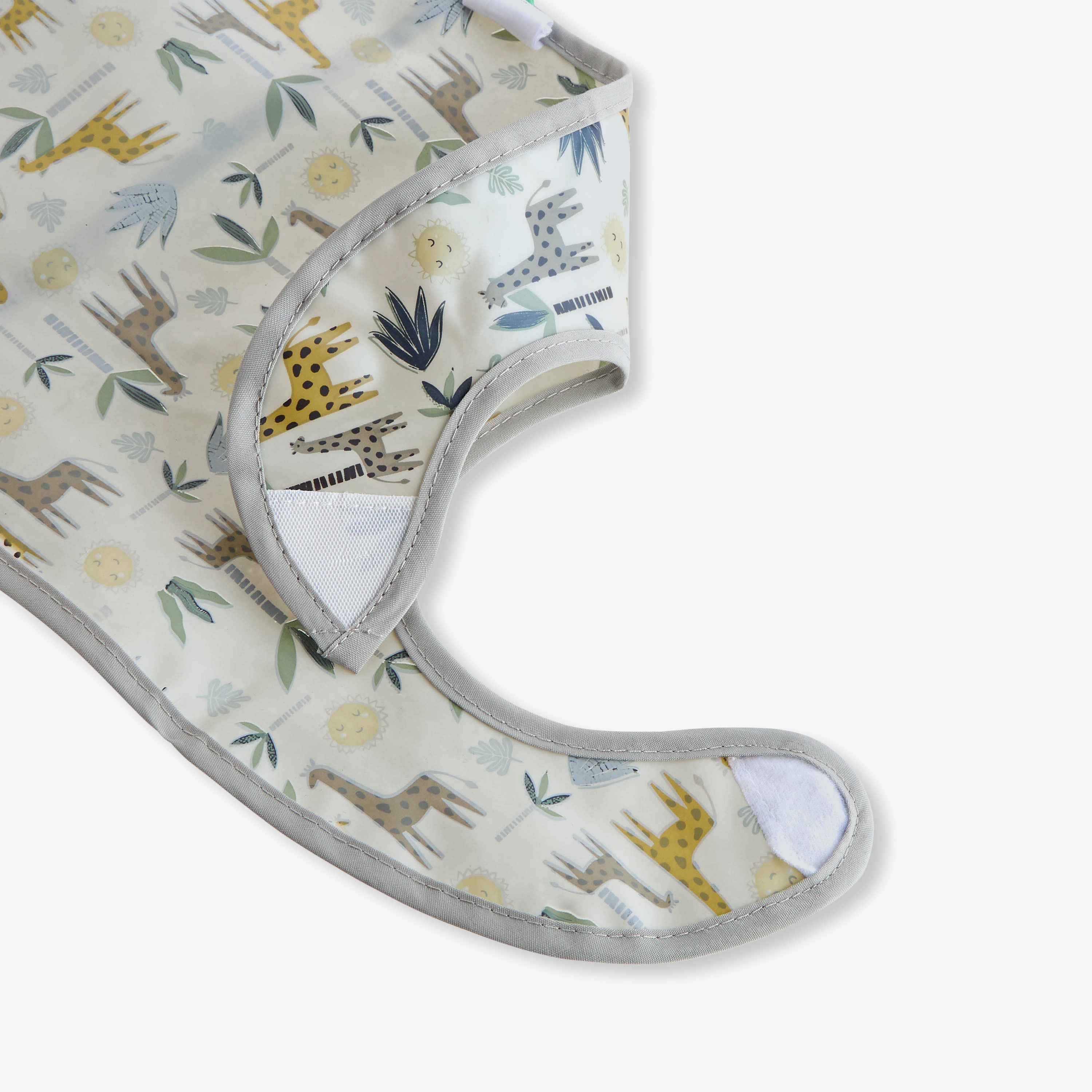 Juniors Printed Peva Bib with Hook and Loop Closure - Set of 3-baby-feeding-bibs-image-7