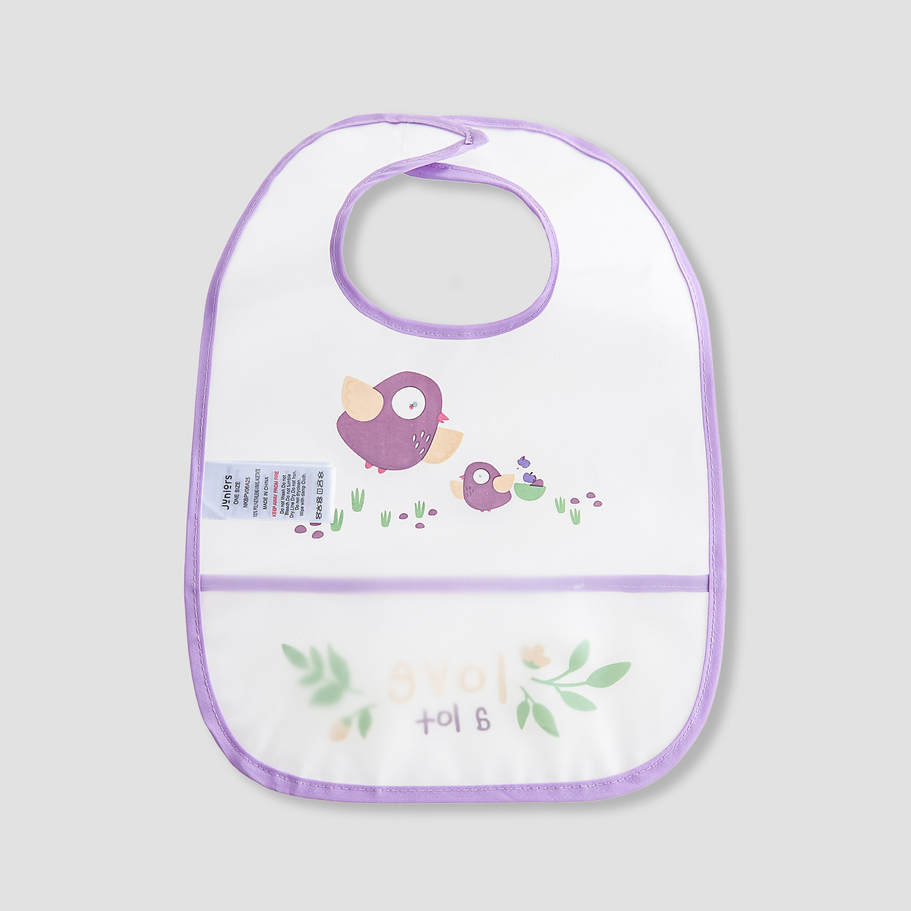 Juniors Printed Bib - Set of 3-baby-feeding-bibs-image-5