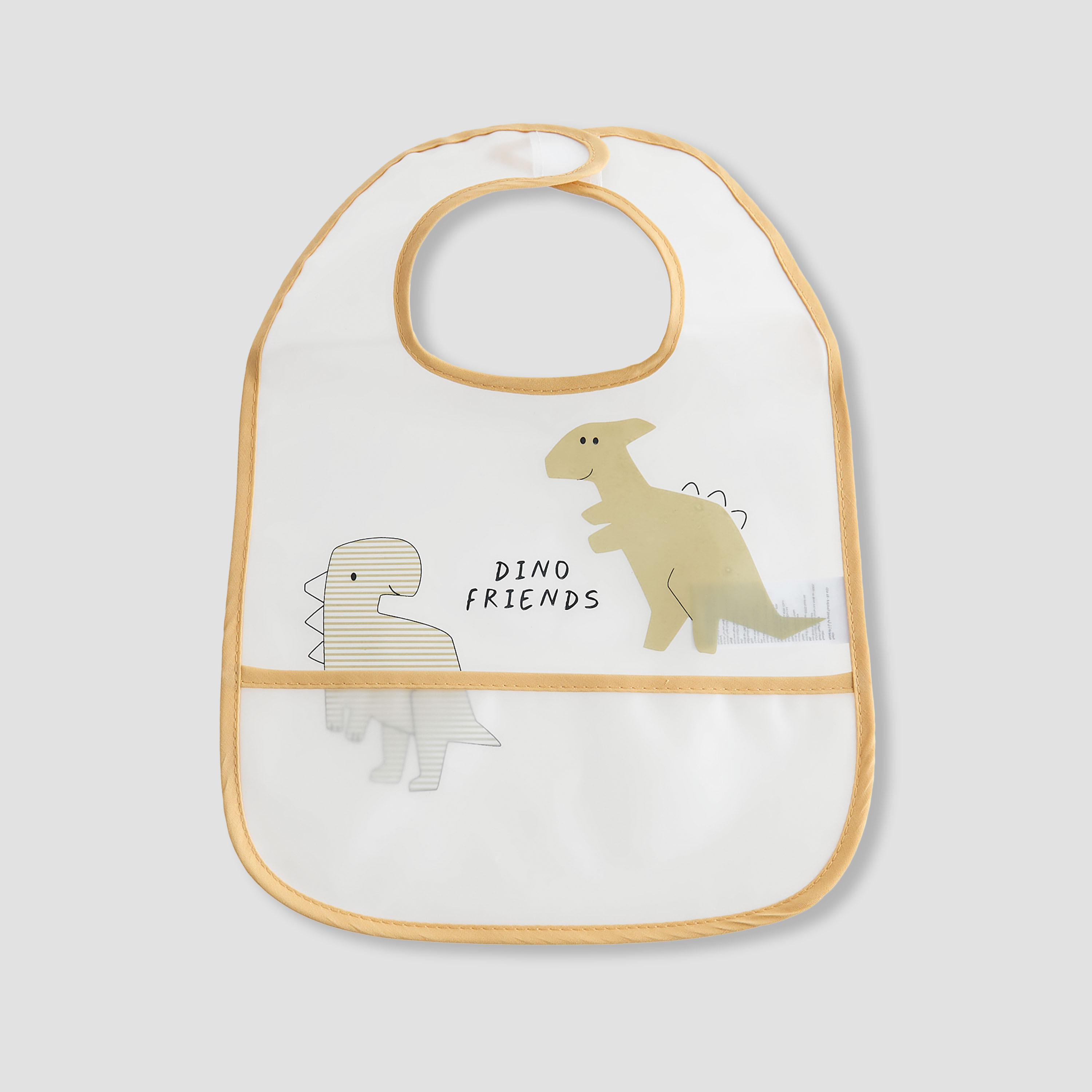 Juniors Dinosaur Print Bib - Set of 2-baby-feeding-bibs-image-3