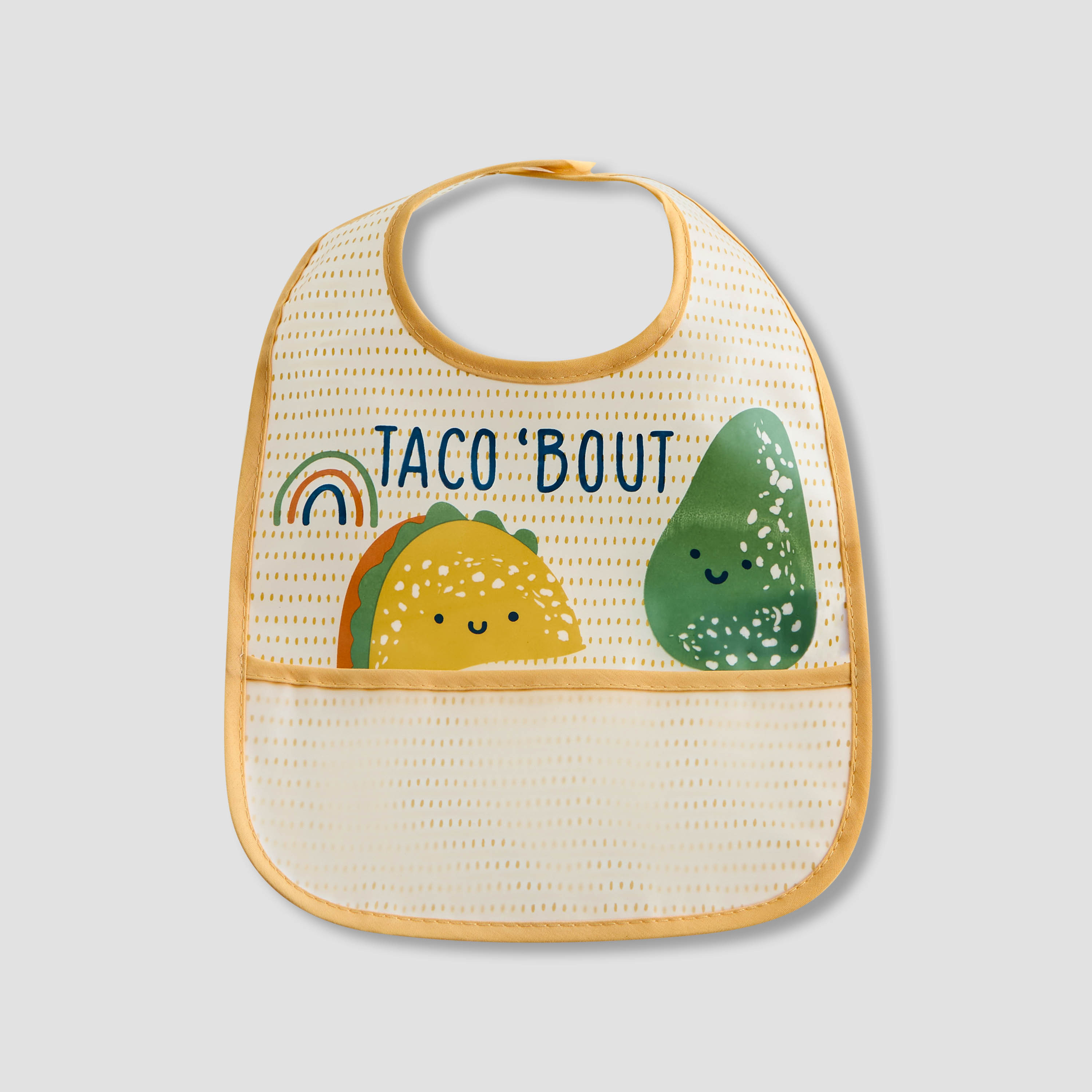 Juniors Printed Bib with Snap Button Closure - Set of 3-baby-feeding-bibs-image-2