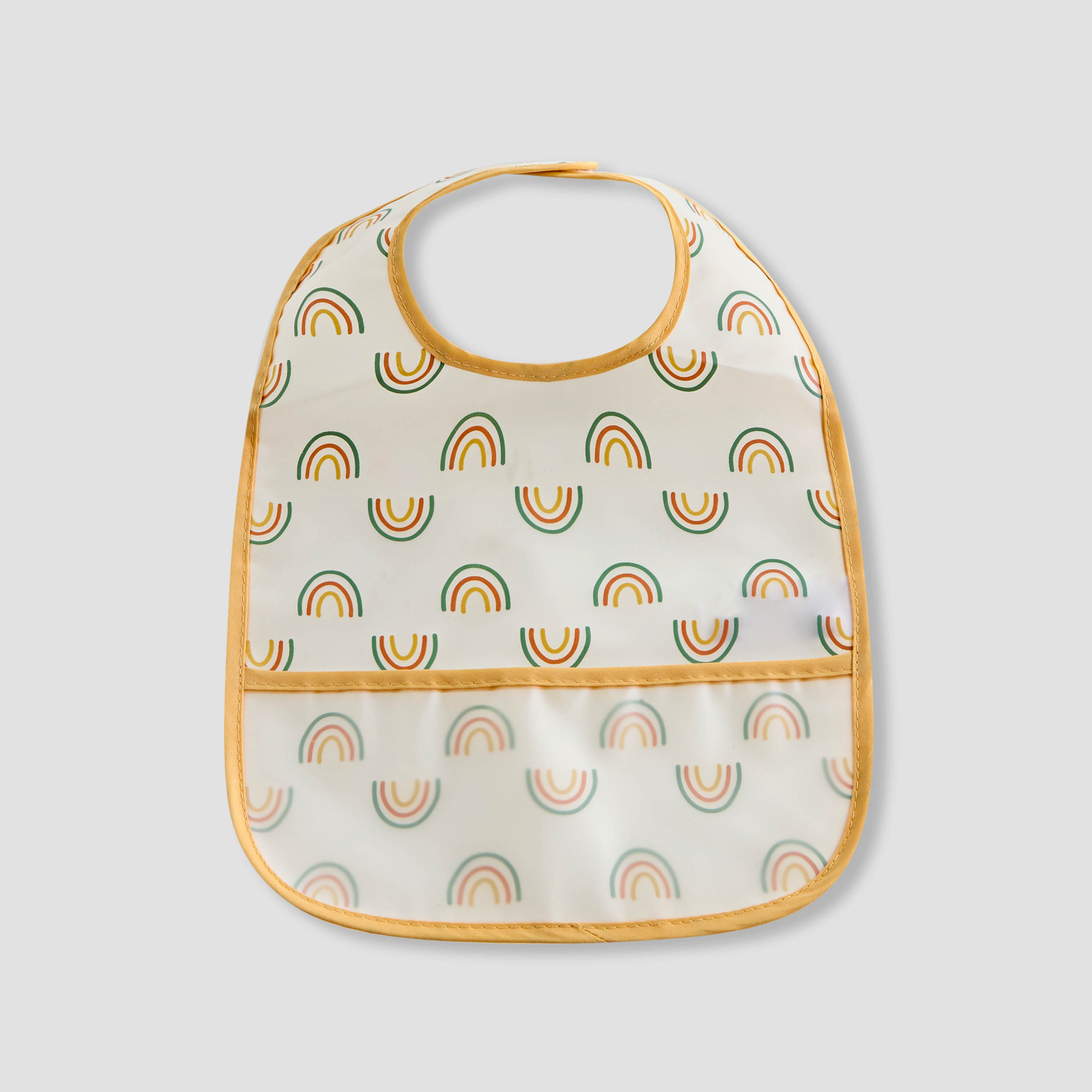 Juniors Printed Bib with Snap Button Closure - Set of 3-baby-feeding-bibs-image-3