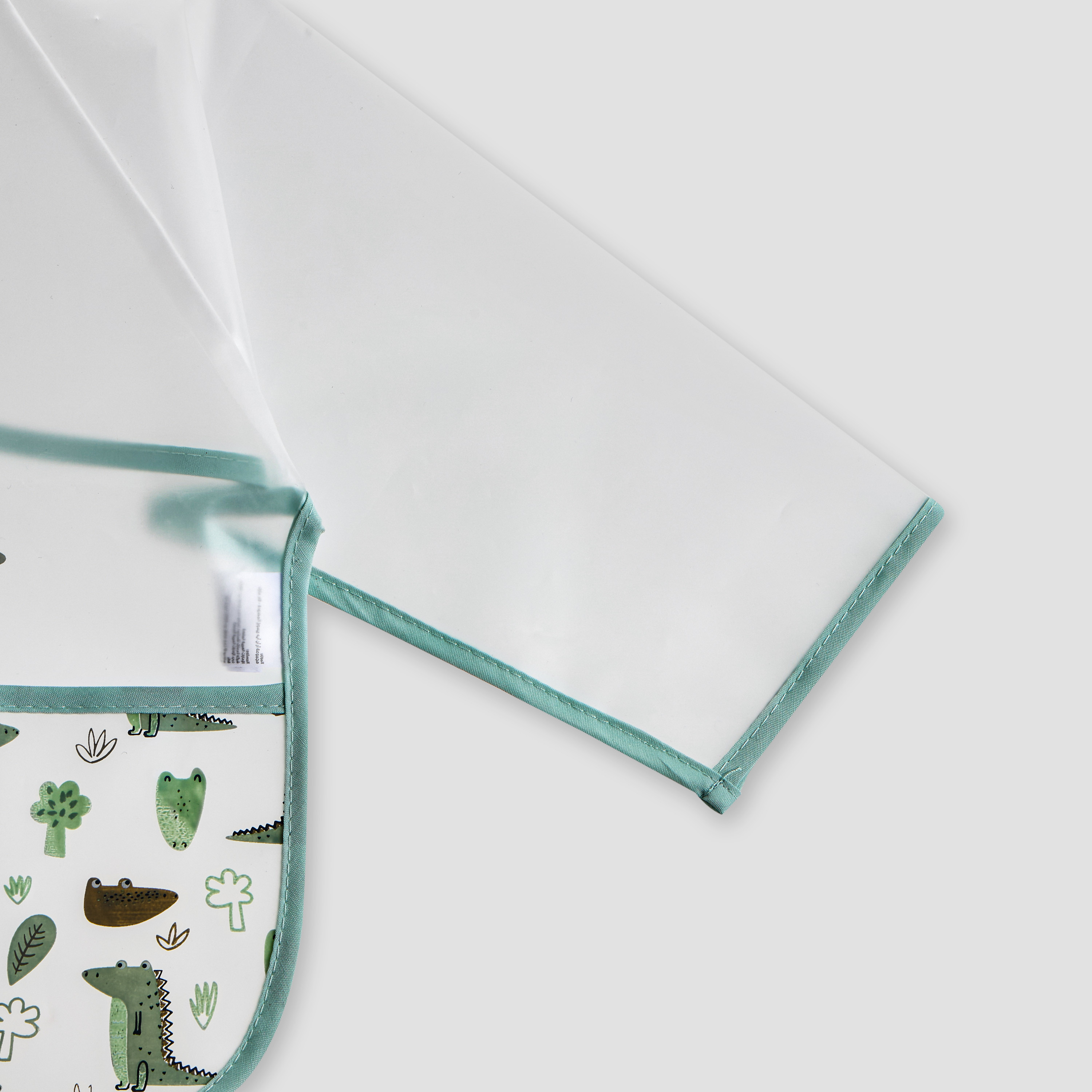 مريلة مئزر بطبعات تمساح وأكمام طويلة من جونيورز-baby-feeding-bibs-image-5