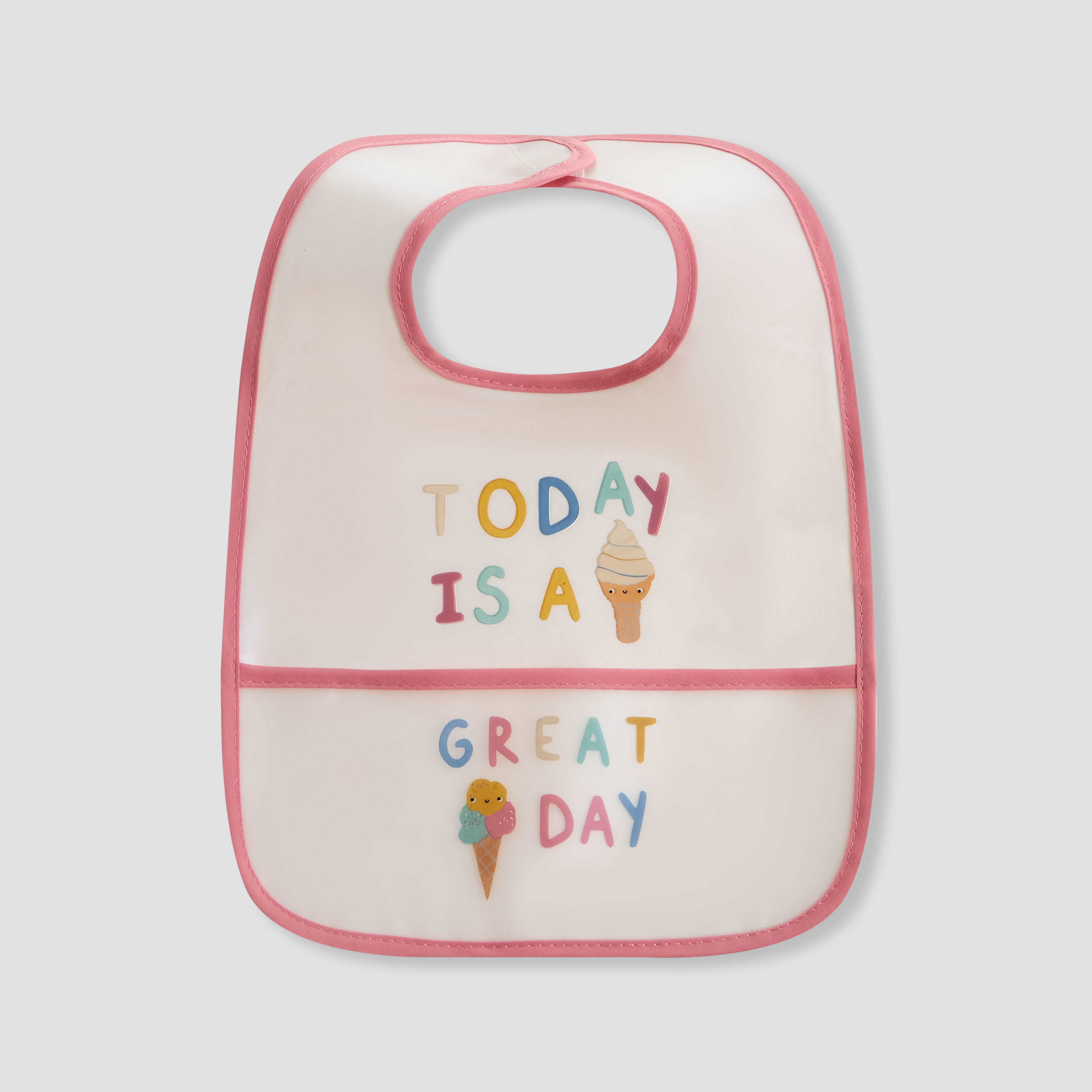 Juniors Printed Bib with Hook and Loop Closure - Set of 3-baby-feeding-bibs-image-3