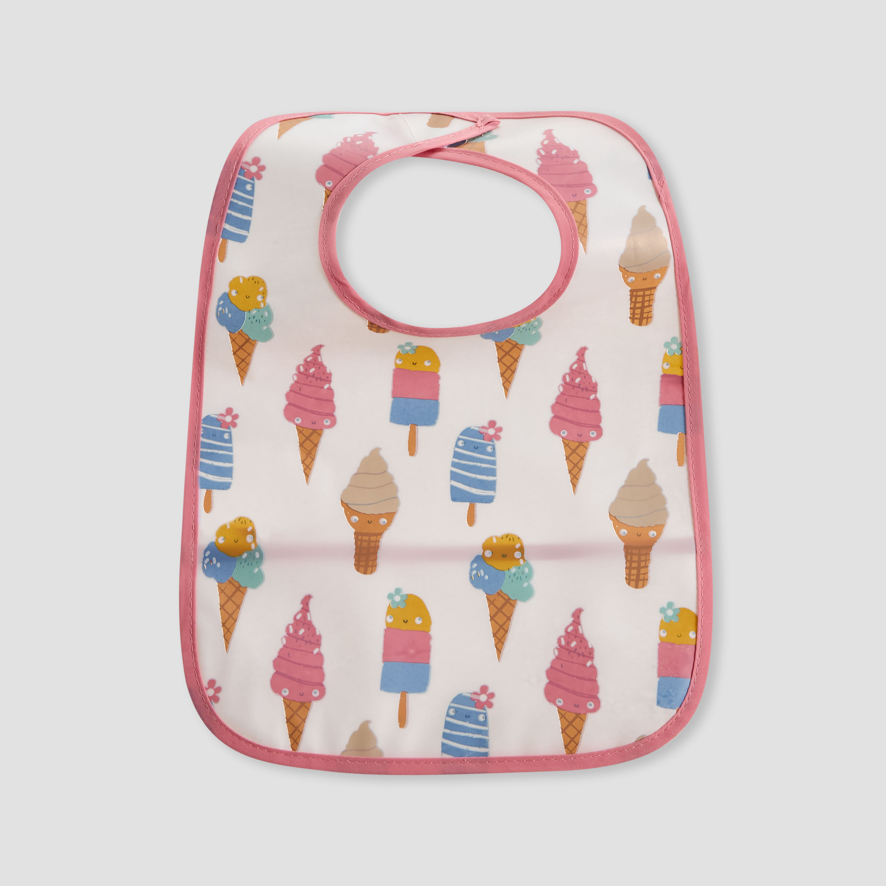Juniors Printed Bib with Hook and Loop Closure - Set of 3-baby-feeding-bibs-image-5