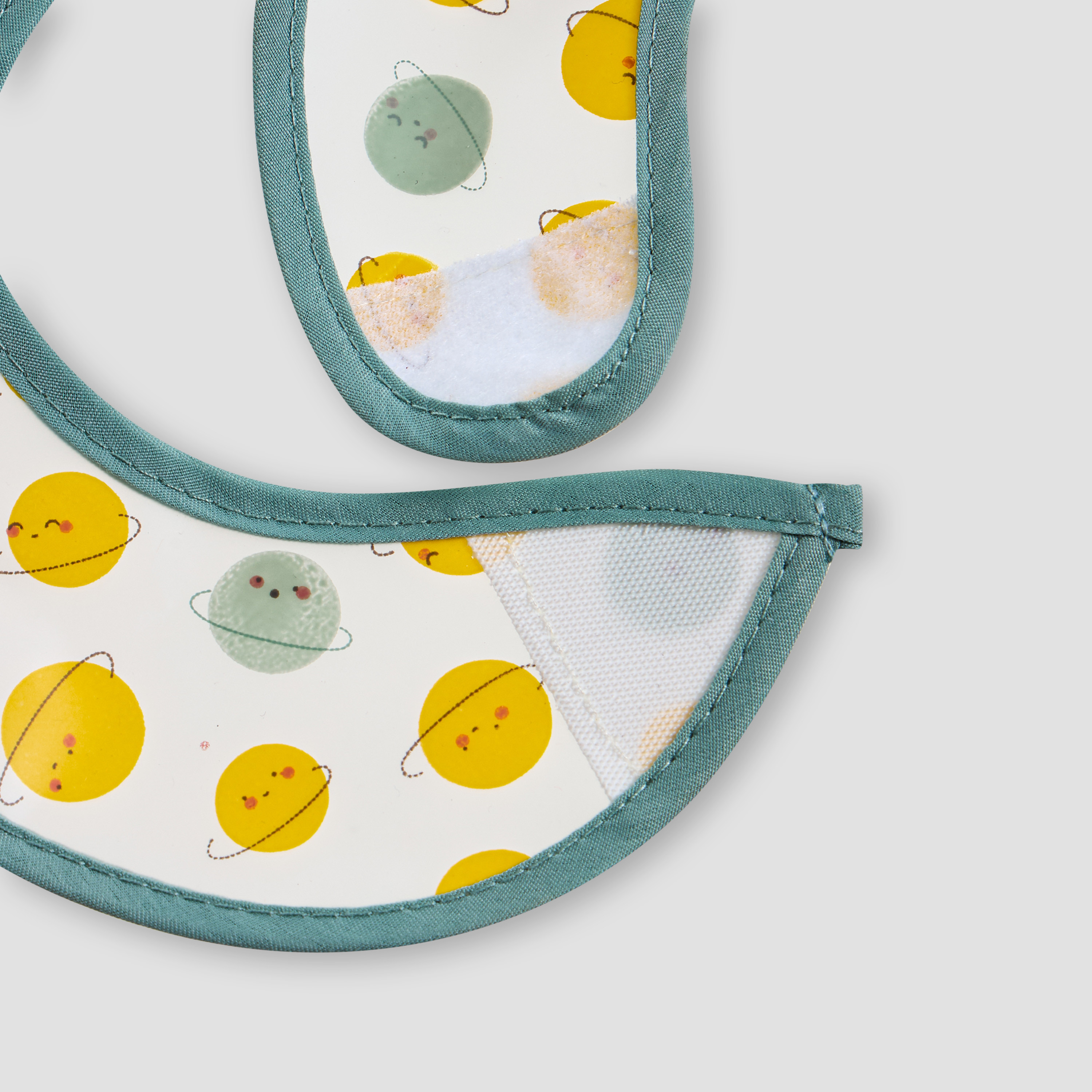 Juniors Printed Bib with Hook and Loop Closure - Set of 3-baby-feeding-bibs-image-6