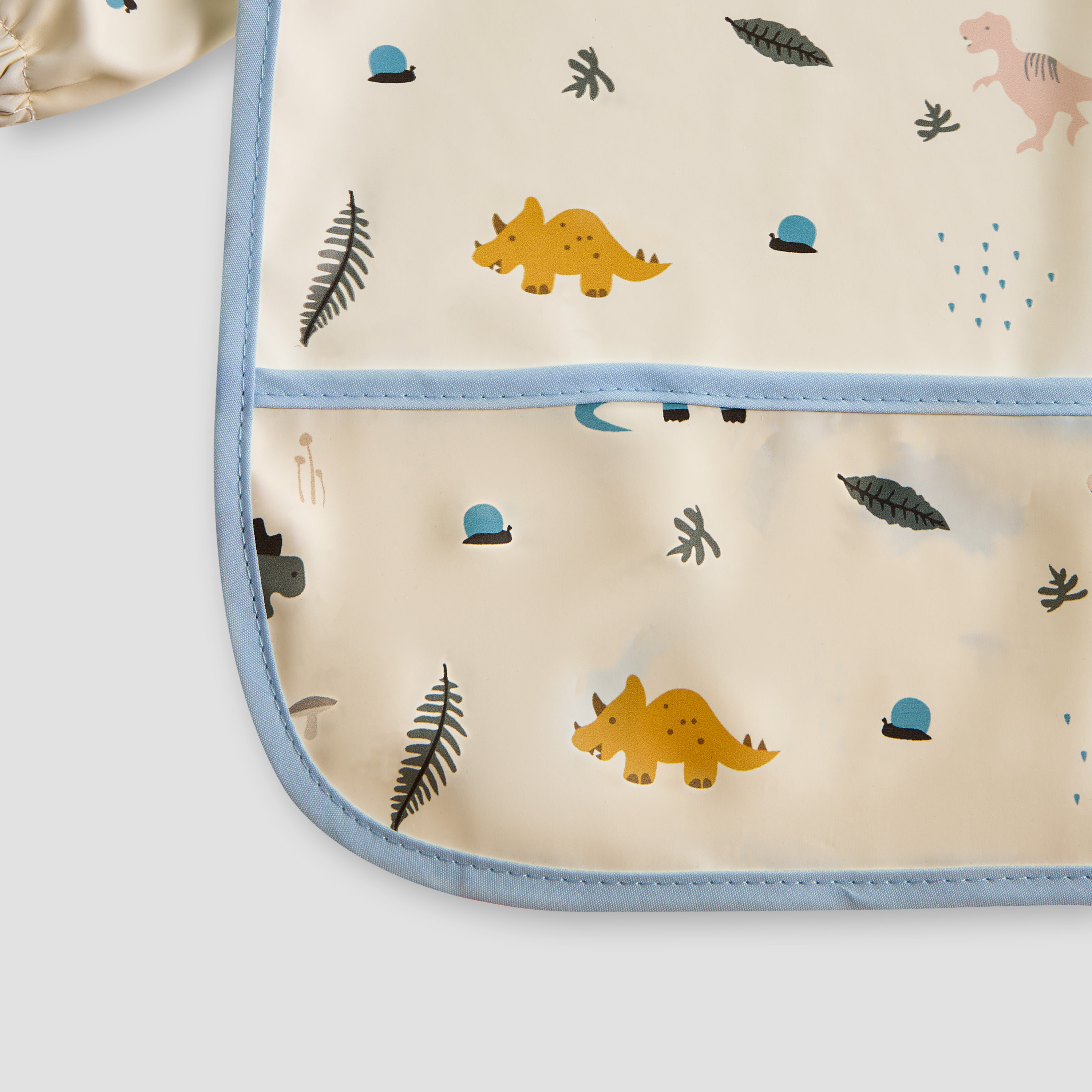 Juniors Printed Waterproof Apron Bib-baby-feeding-bibs-image-4