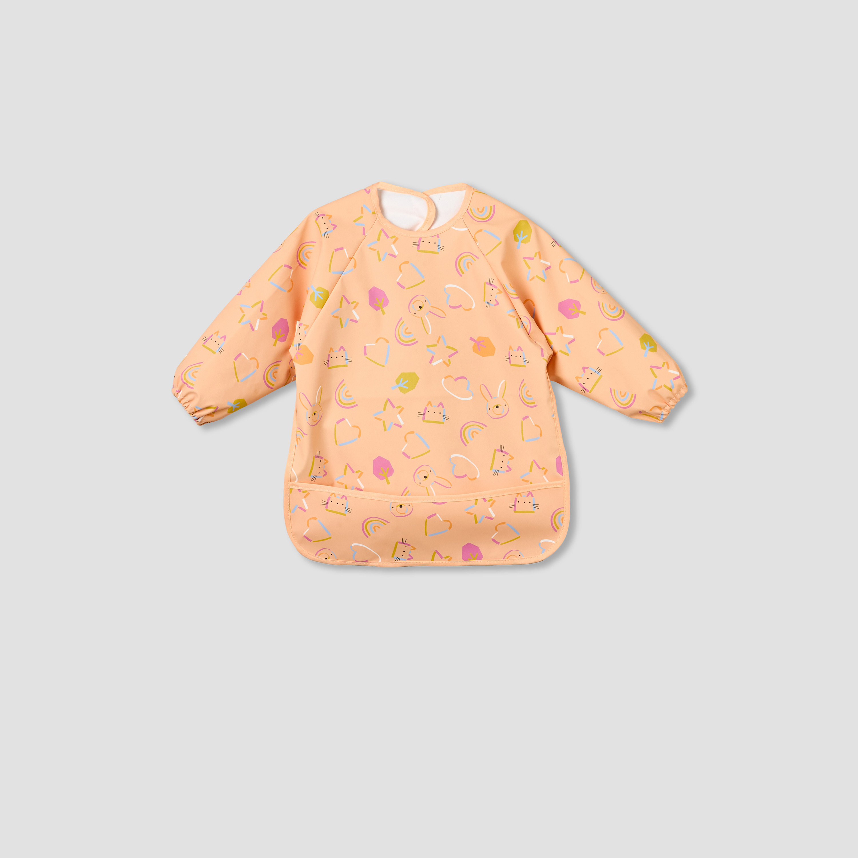 Juniors Baby Bib with Cute Print-baby-feeding-bibs-image-1