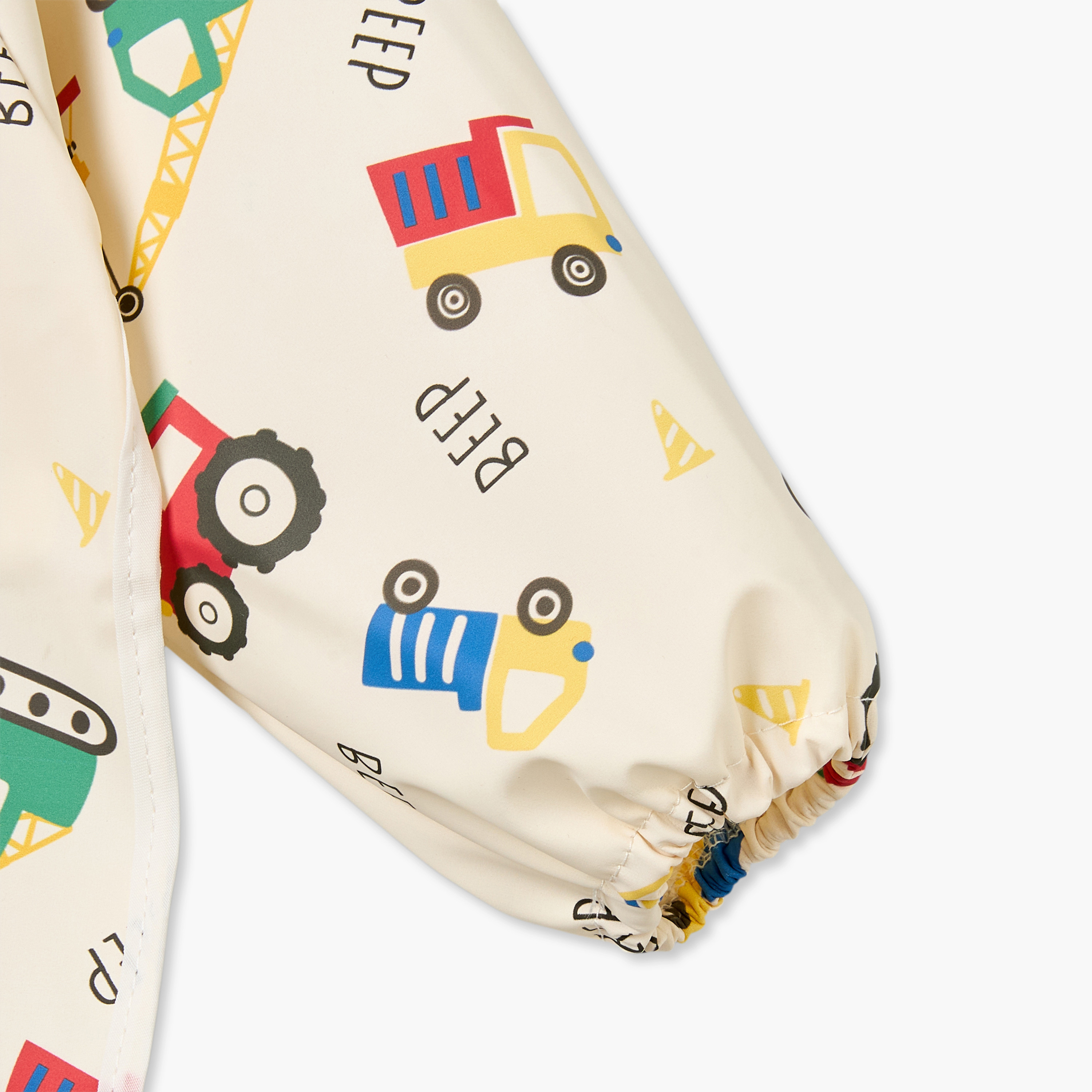 Juniors Baby Bib with Vehicle Print-baby-feeding-bibs-image-5